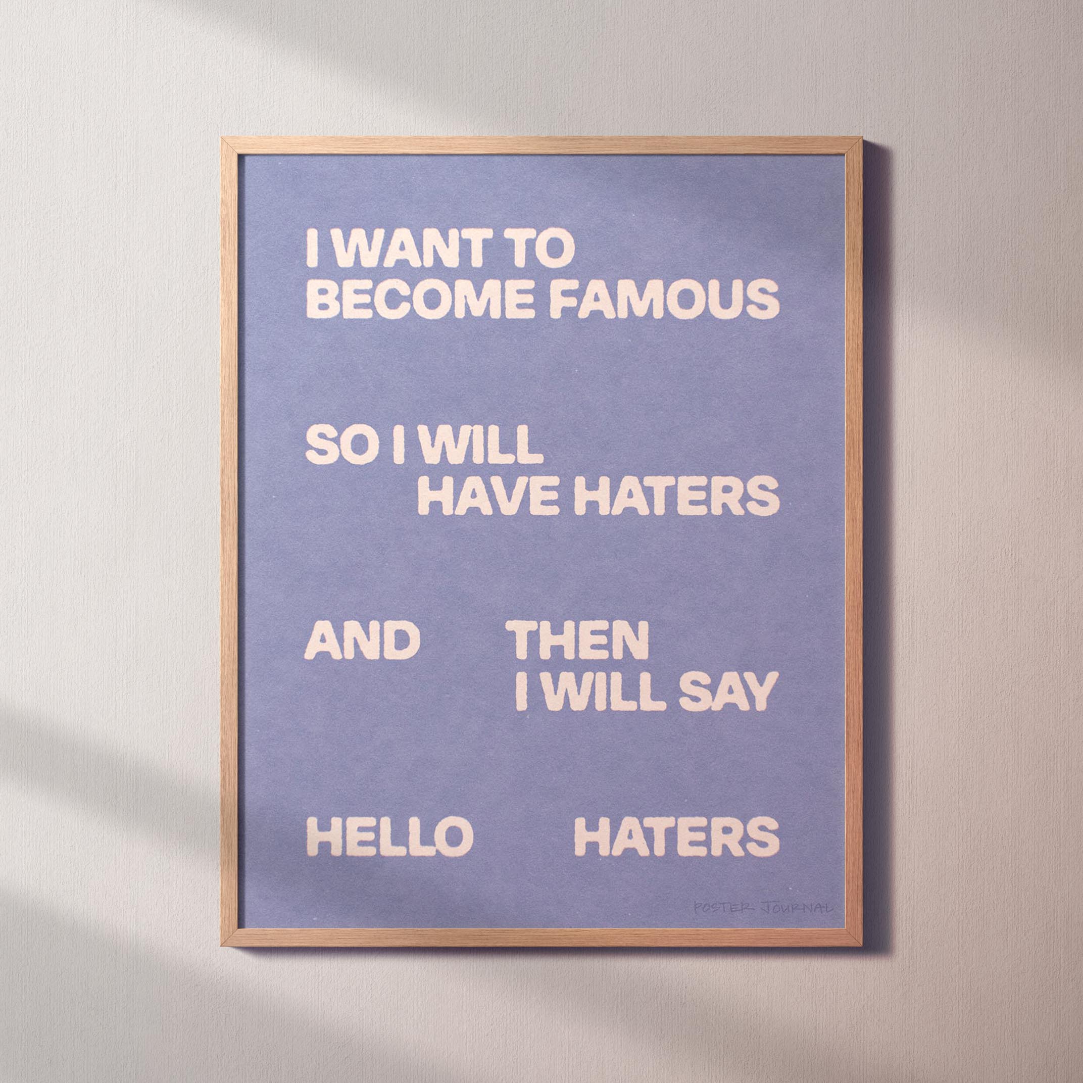 HATERS PRINT