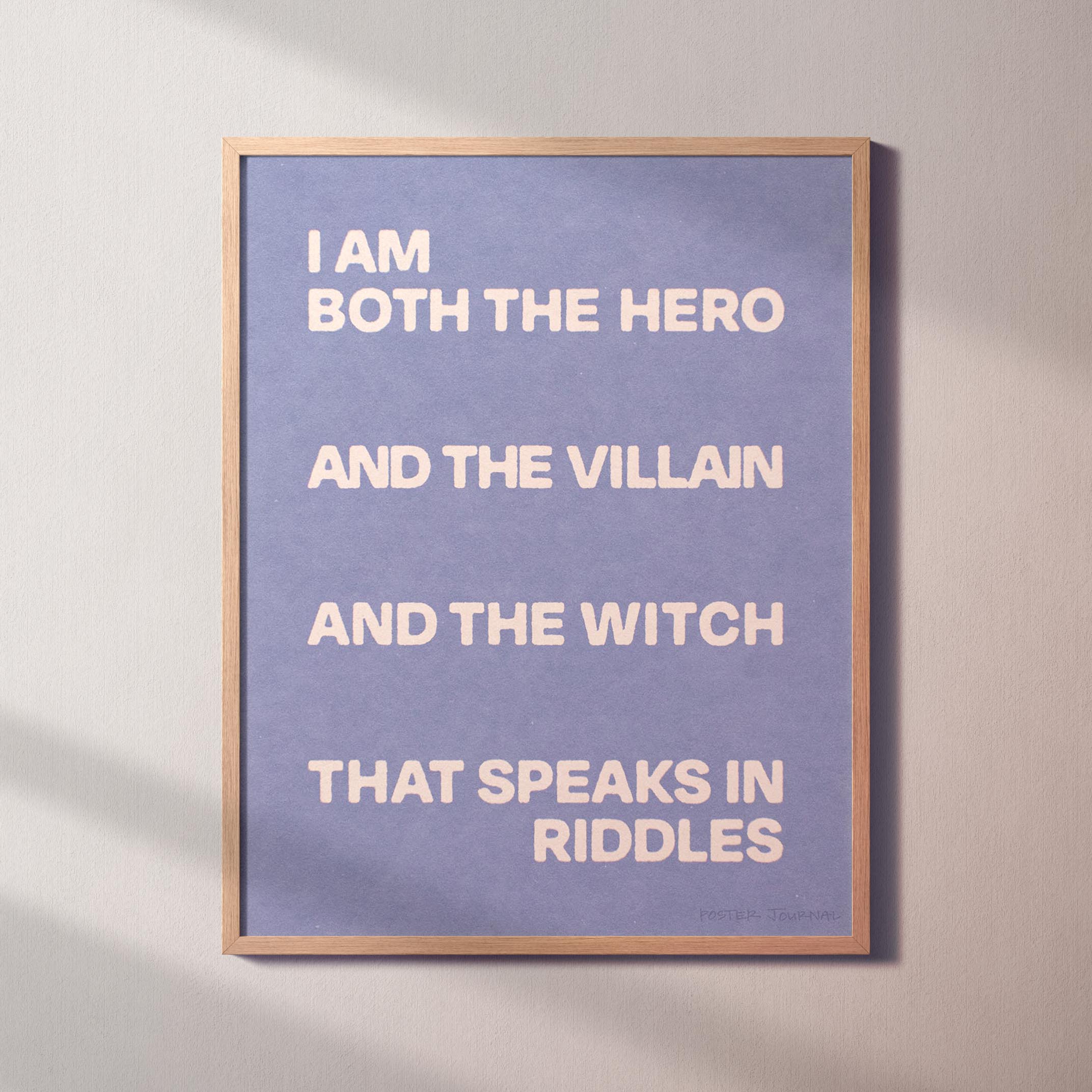 VILLAIN PRINT