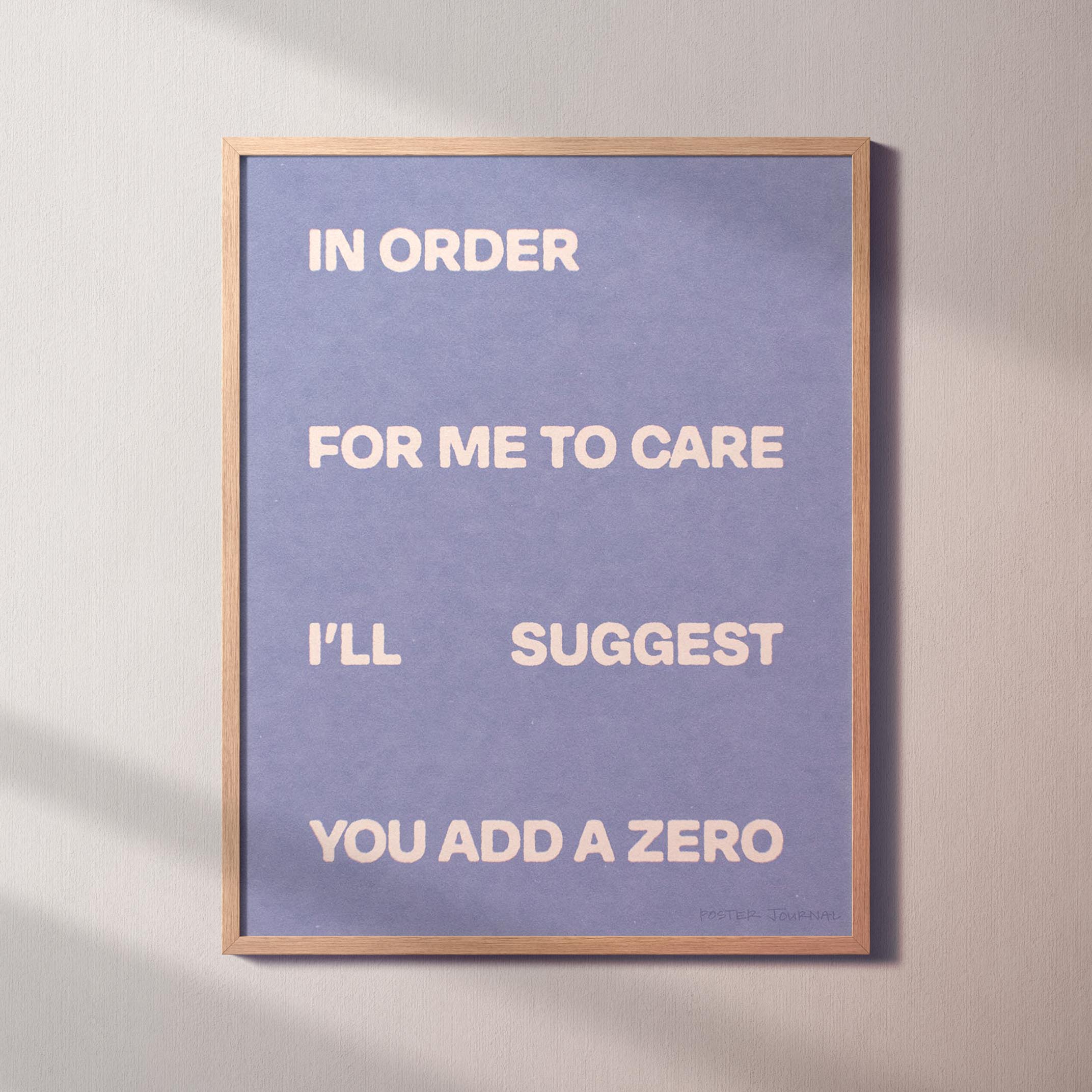 ZERO PRINT