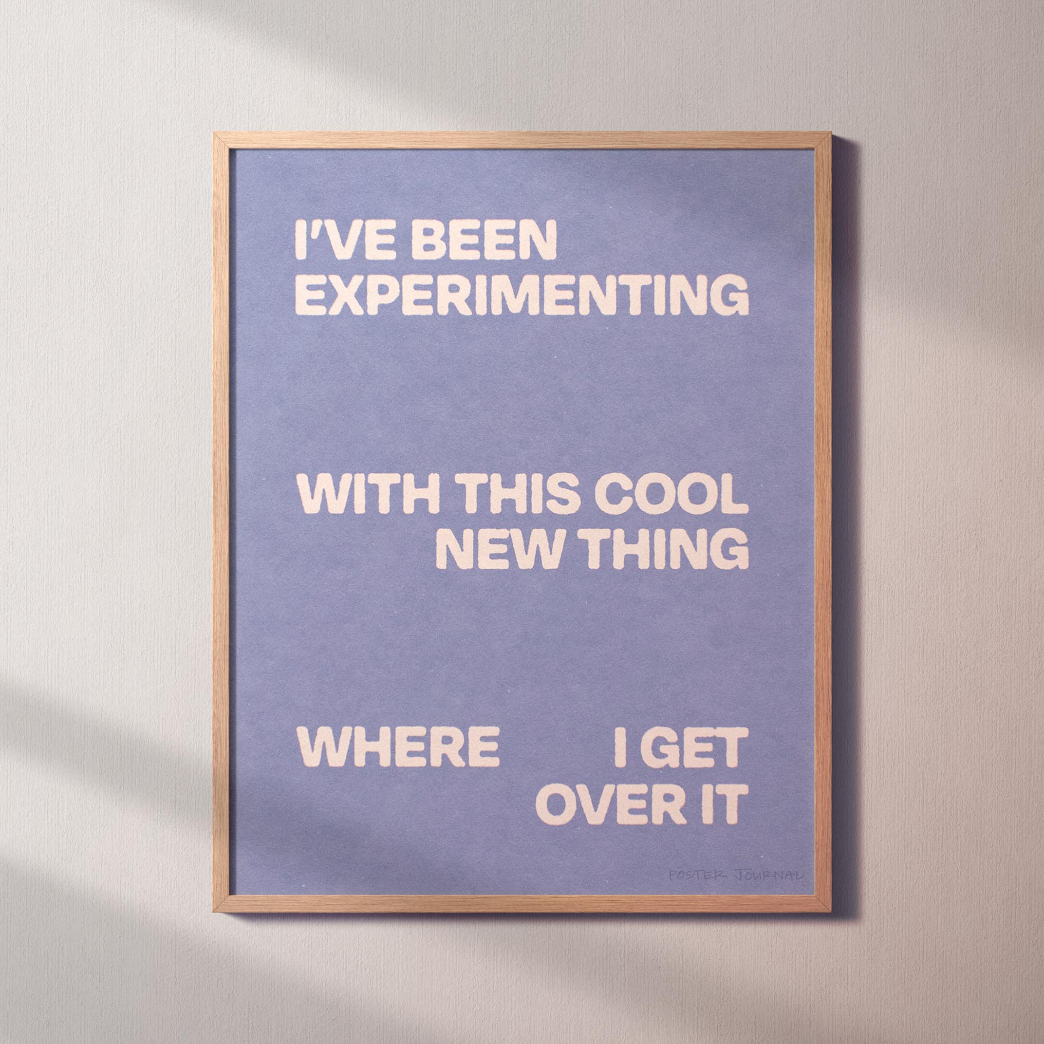 EXPERIMENTING PRINT