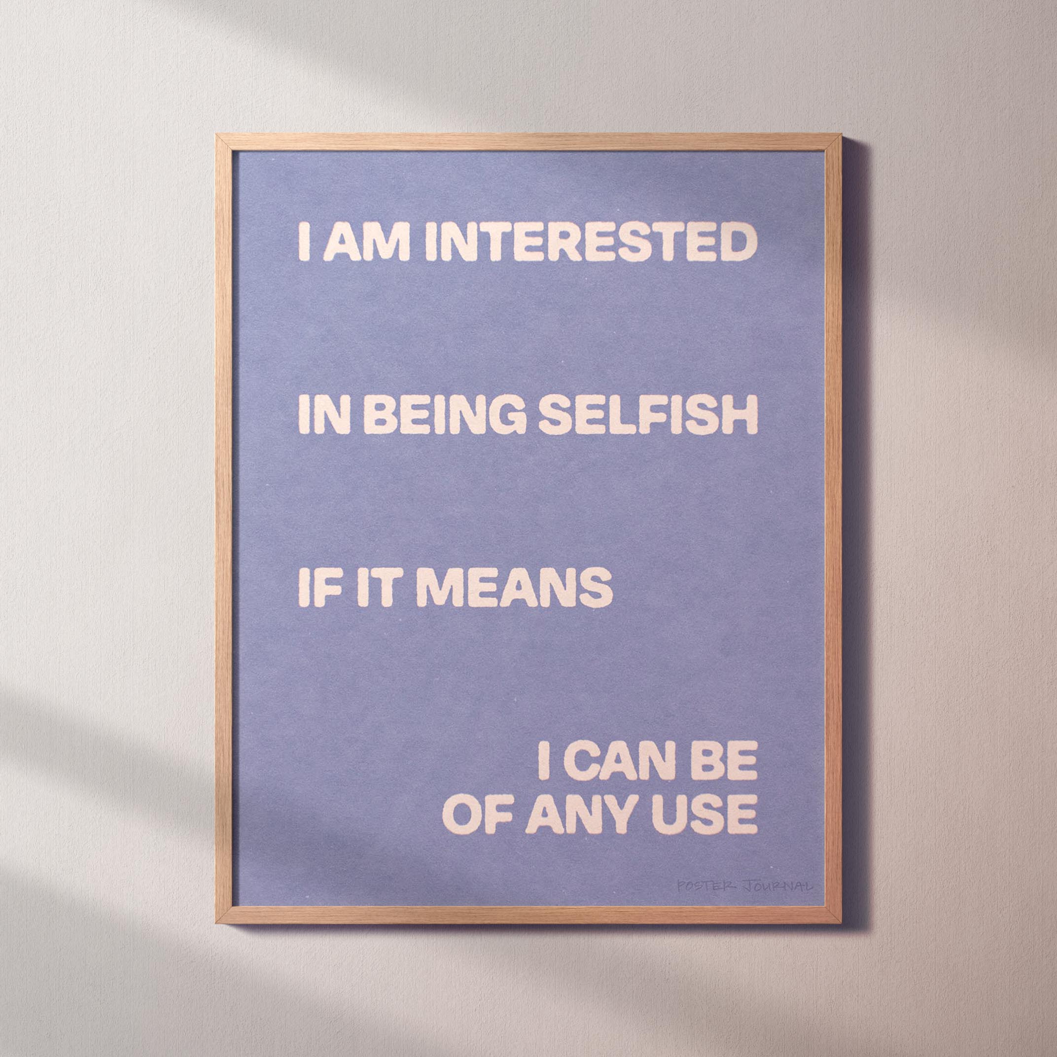 SELFISH PRINT