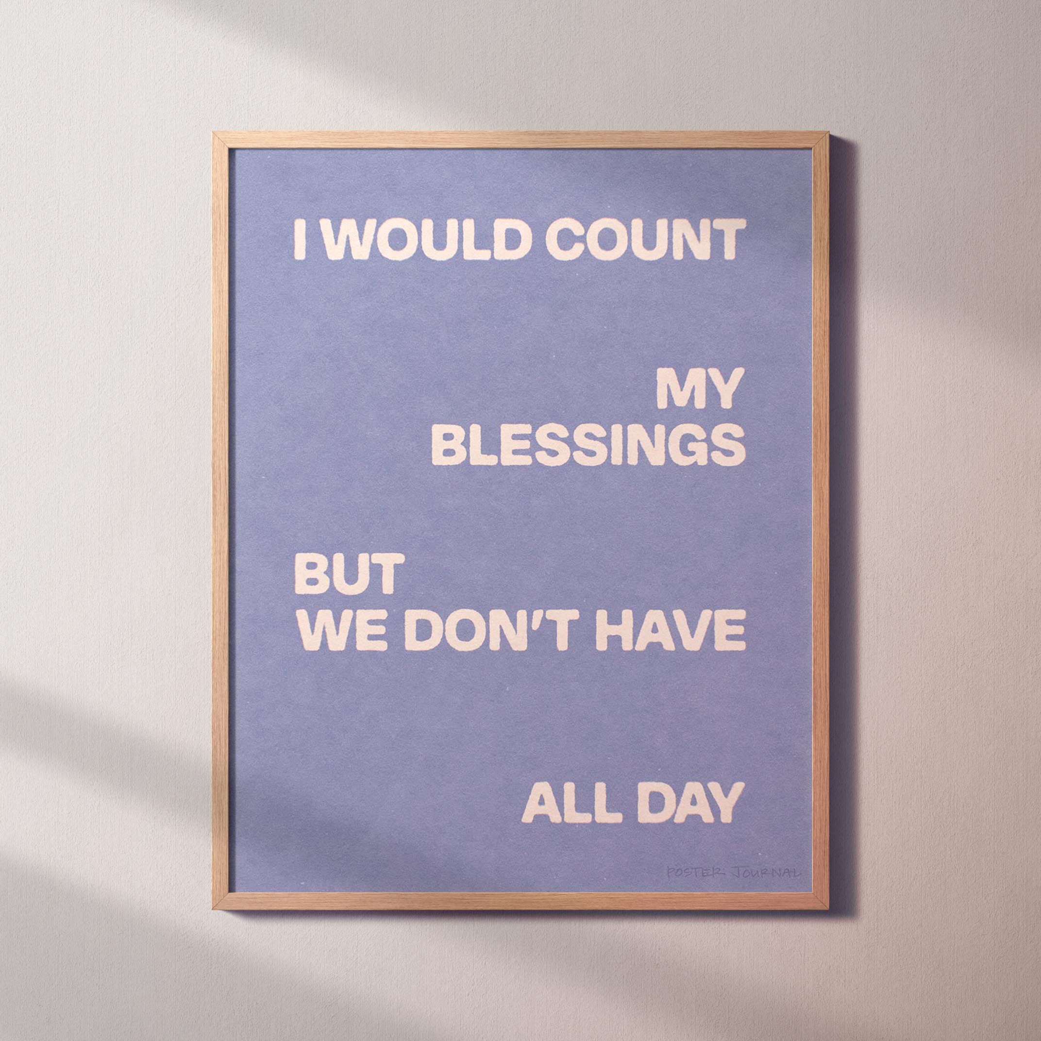 BLESSINGS PRINT