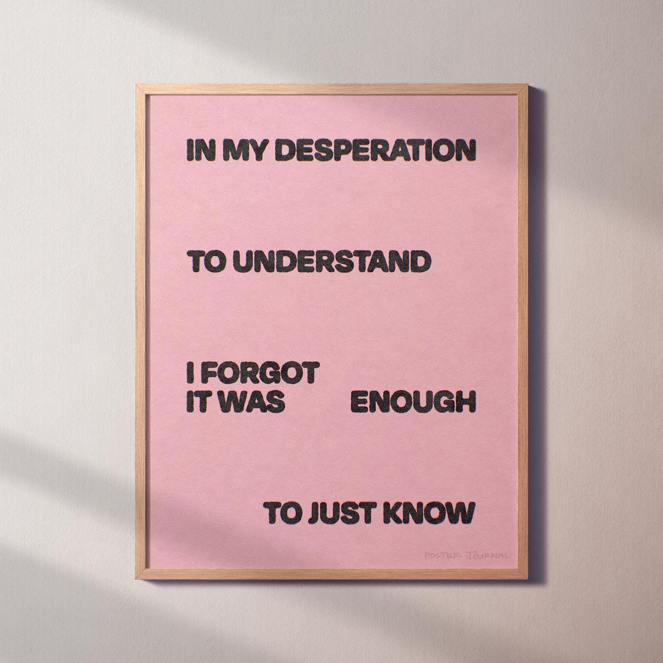DESPERATION PRINT