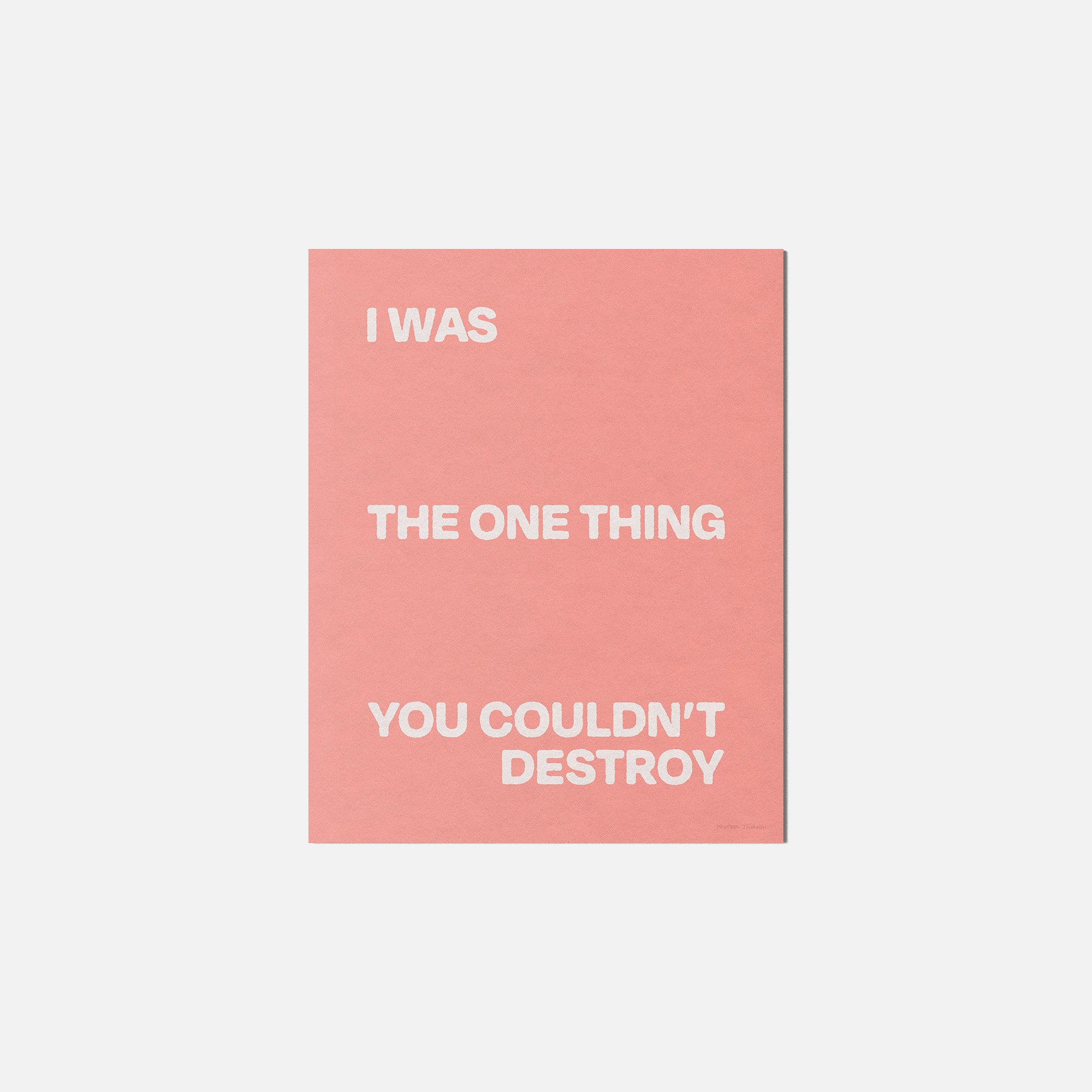 DESTROY PRINT