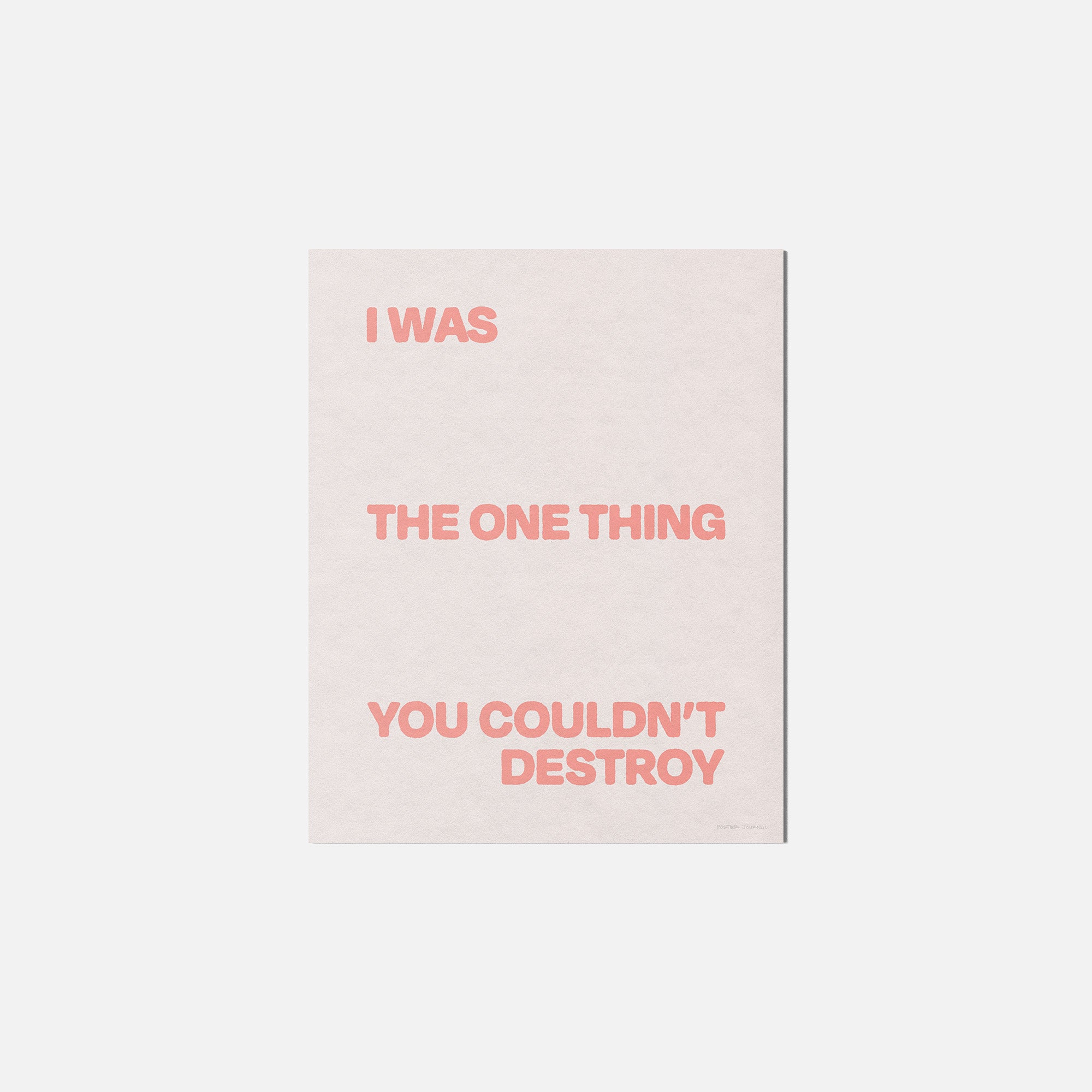 DESTROY PRINT