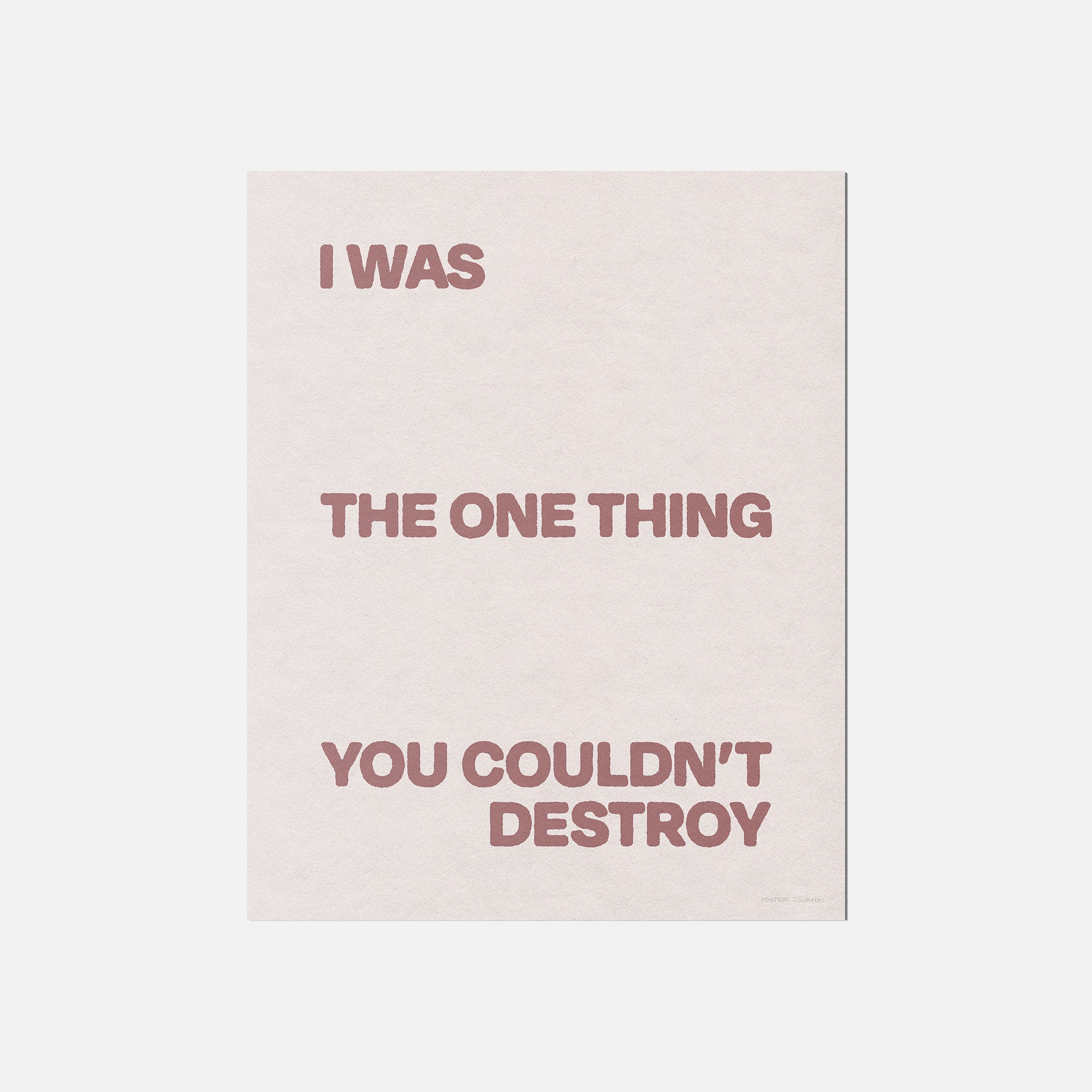 DESTROY PRINT