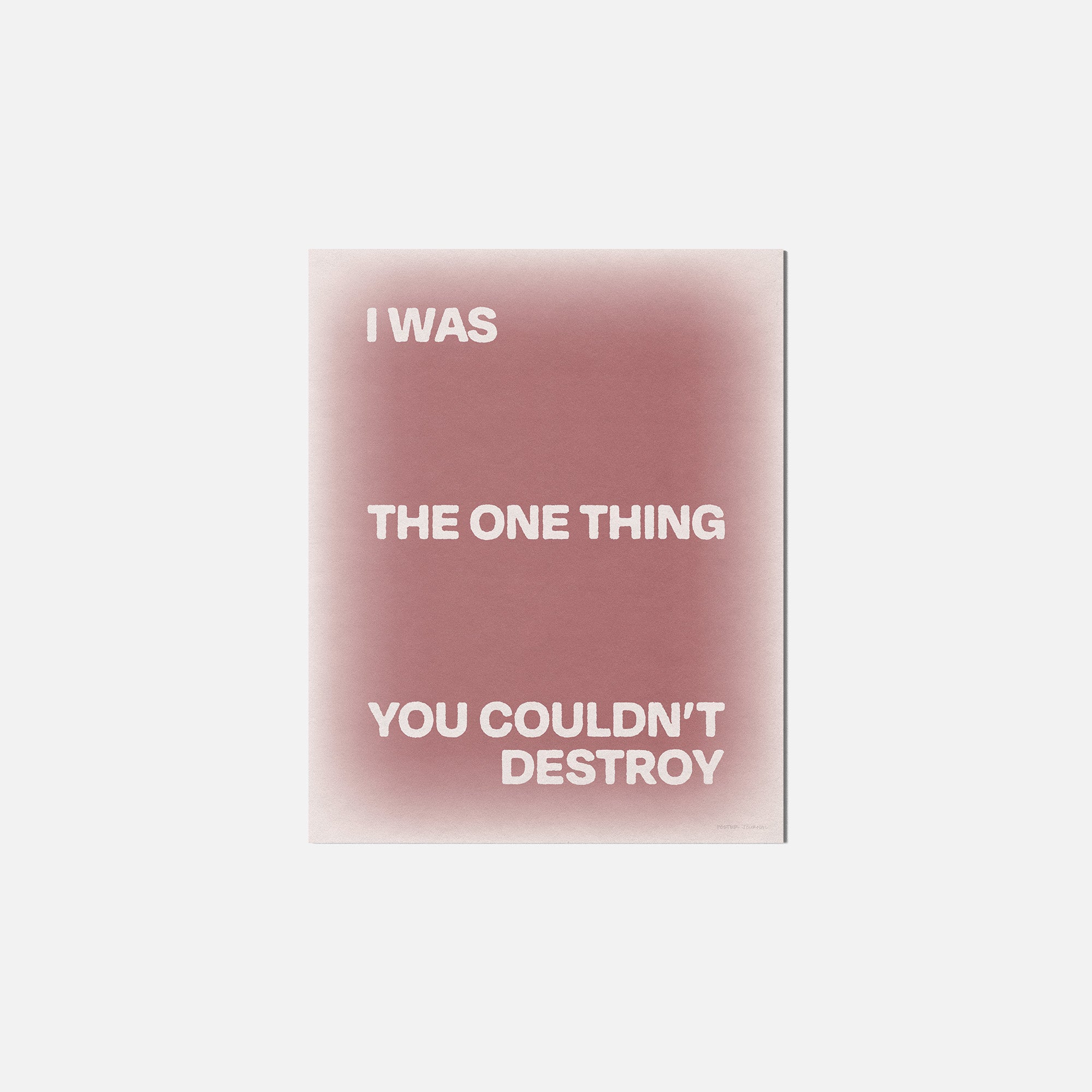 DESTROY PRINT
