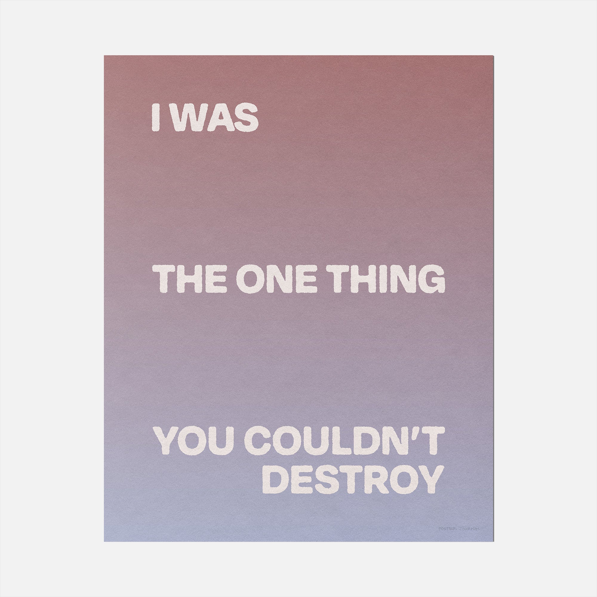 DESTROY PRINT