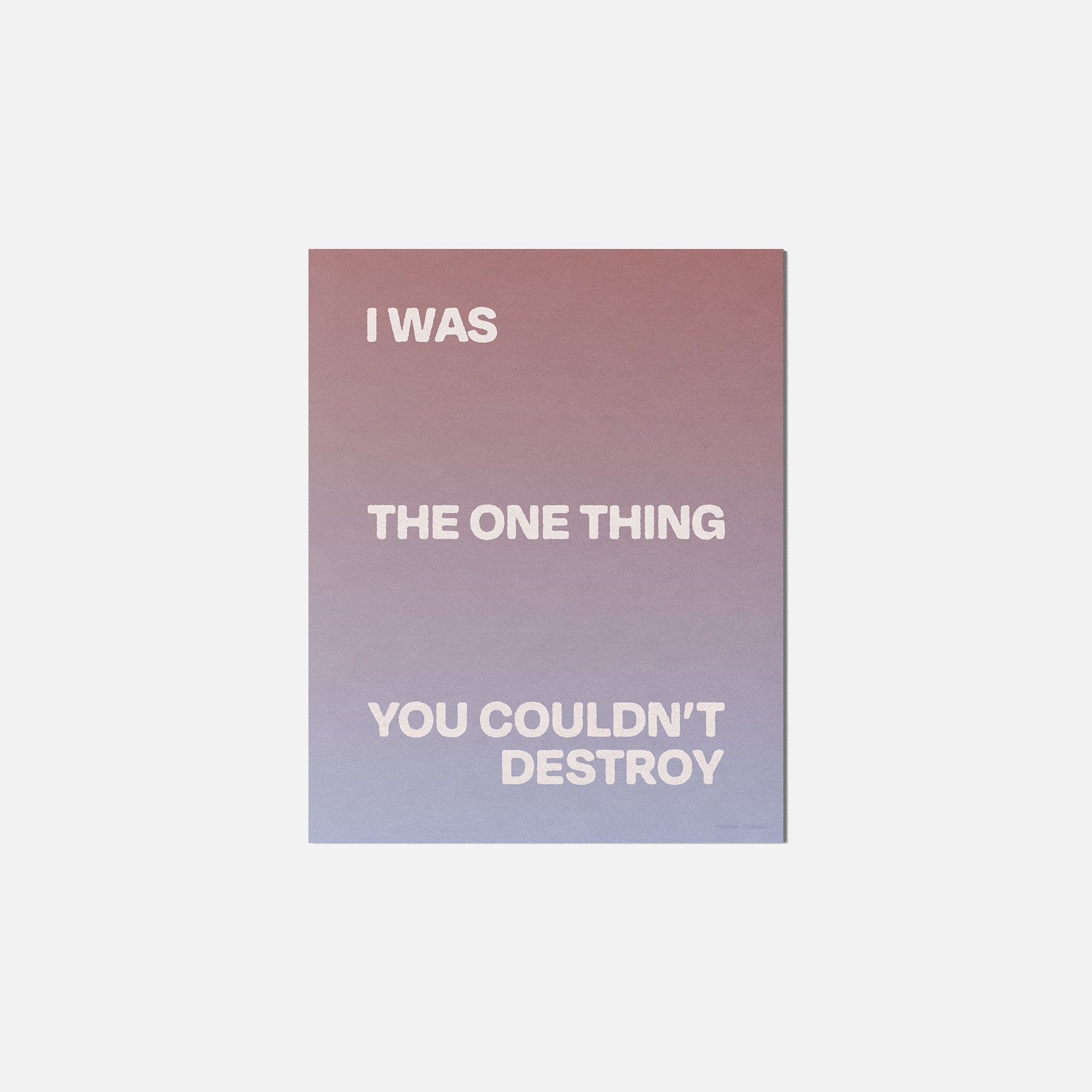 DESTROY PRINT