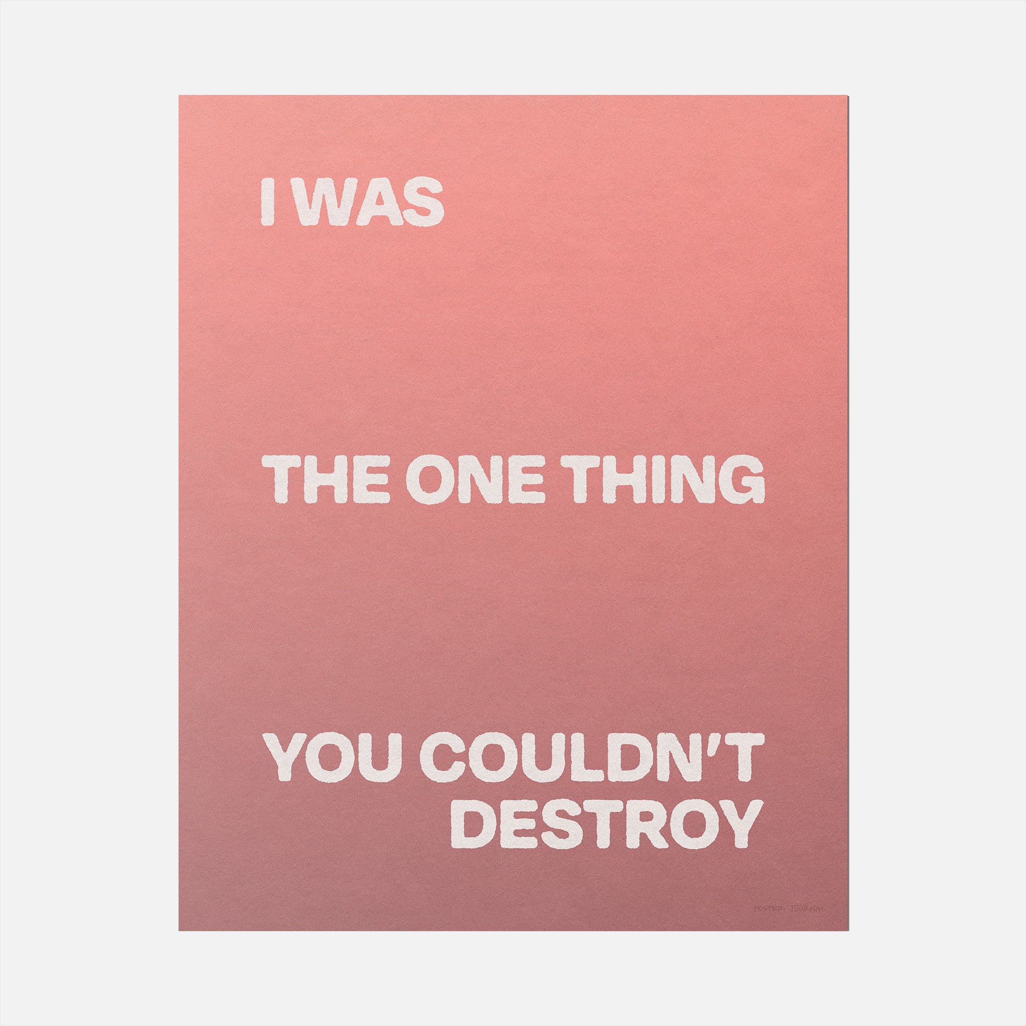 DESTROY PRINT