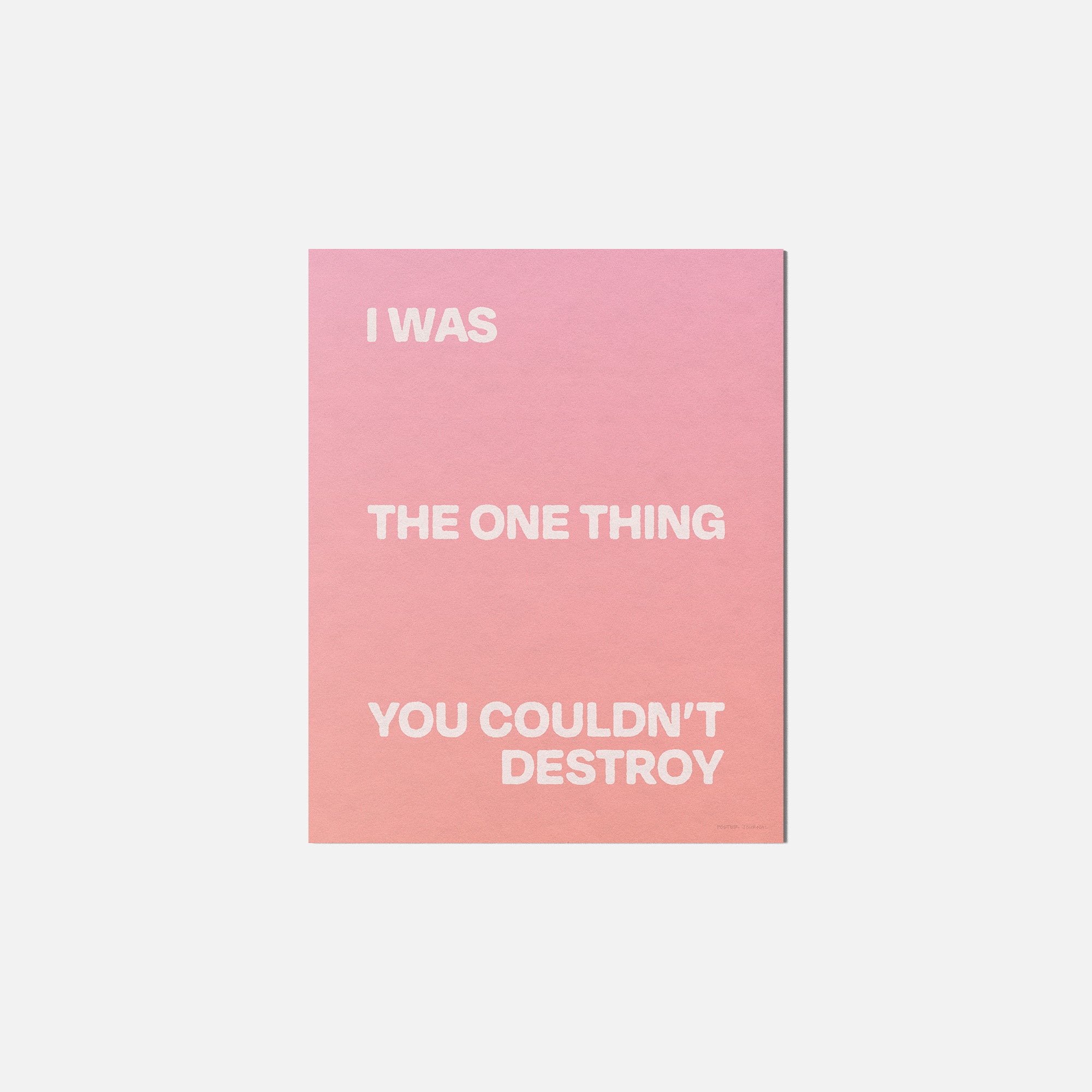 DESTROY PRINT