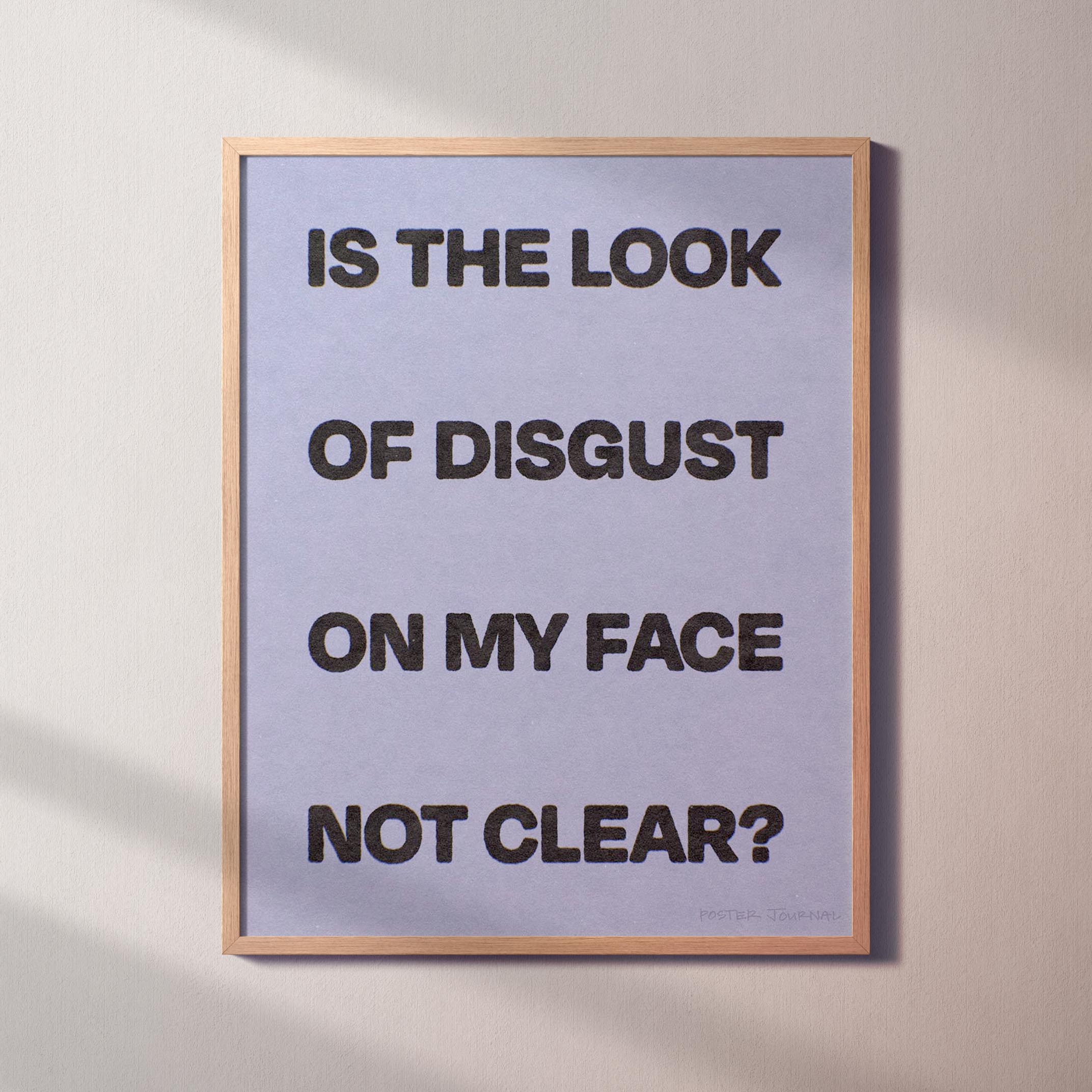 DISGUST PRINT
