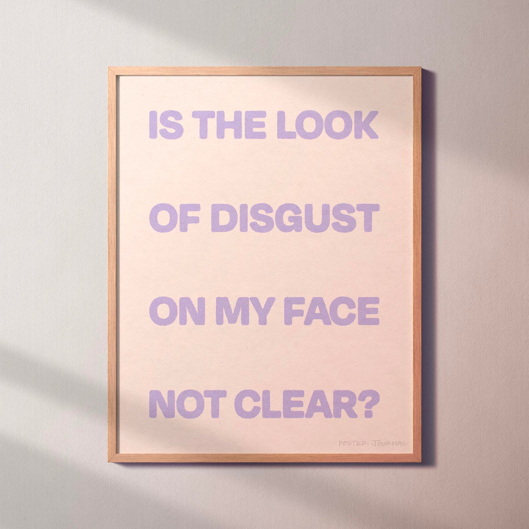 DISGUST PRINT