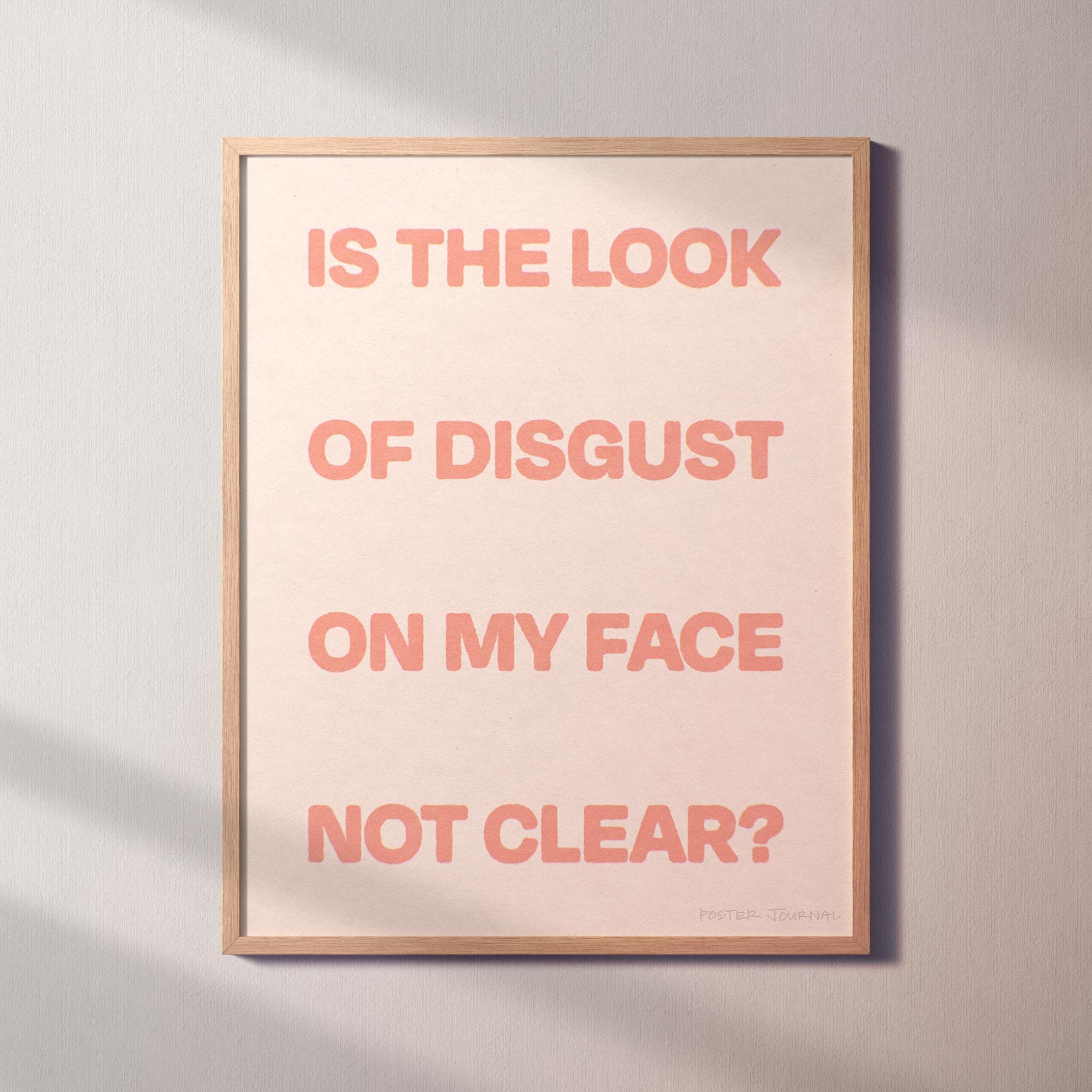 DISGUST PRINT