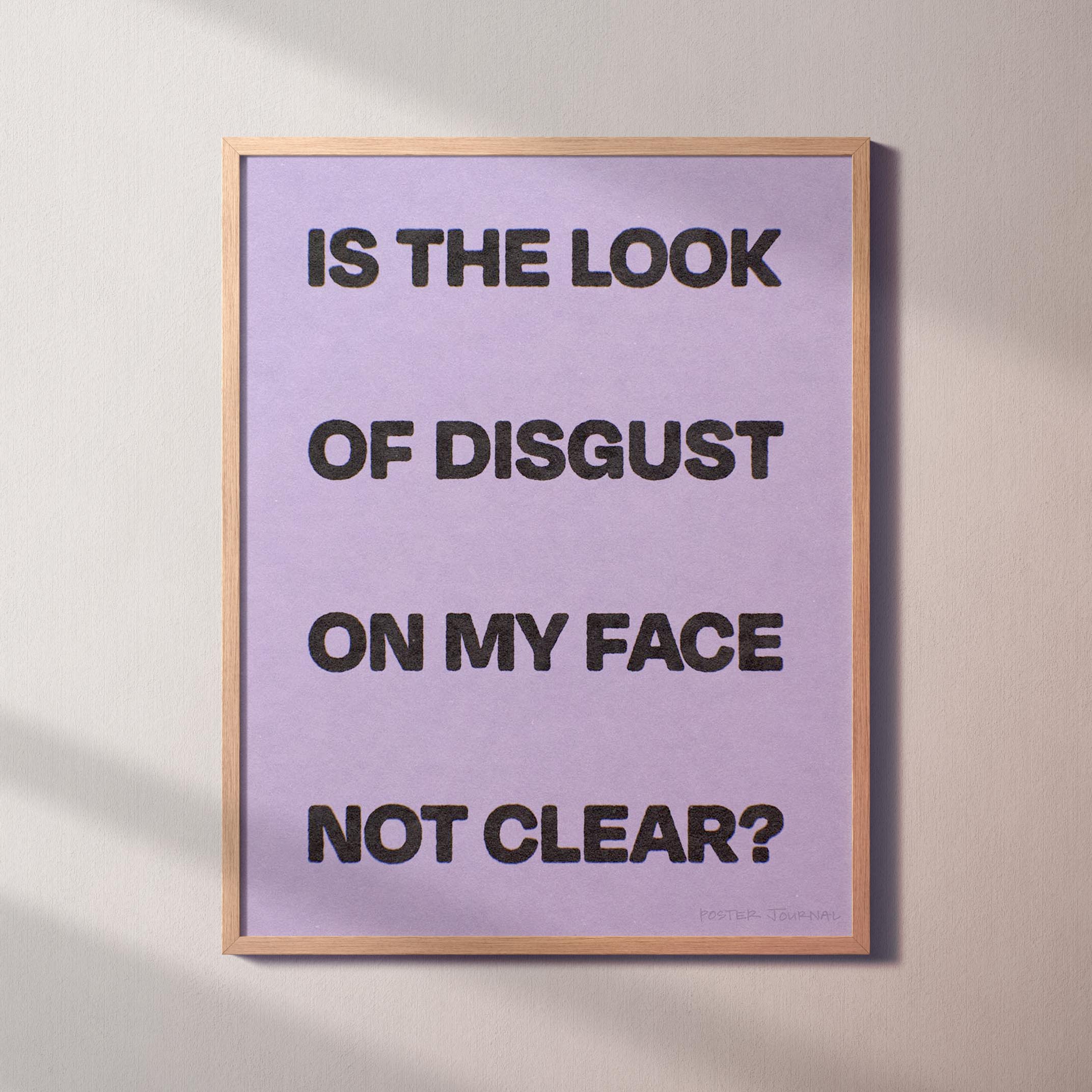 DISGUST PRINT