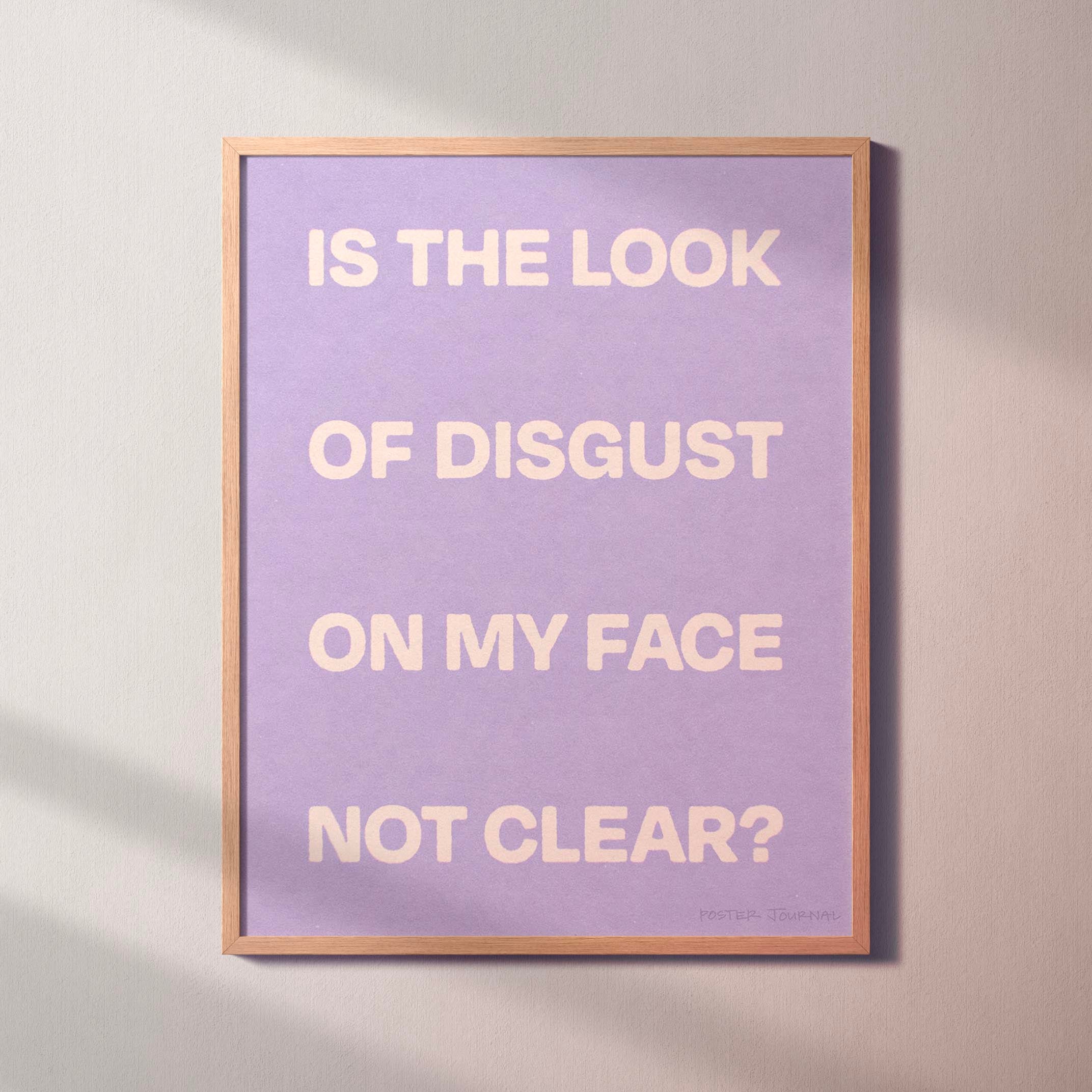 DISGUST PRINT