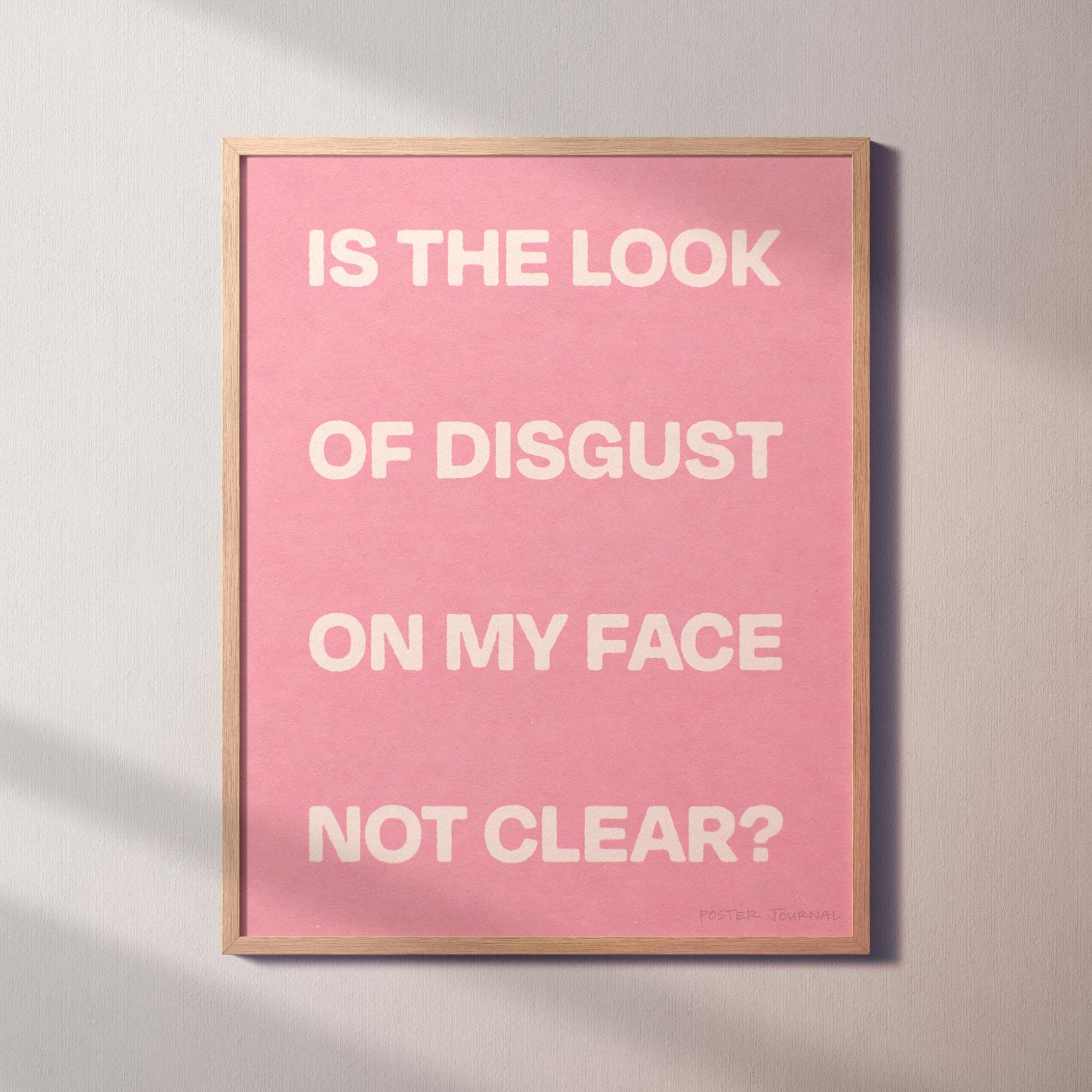 DISGUST PRINT