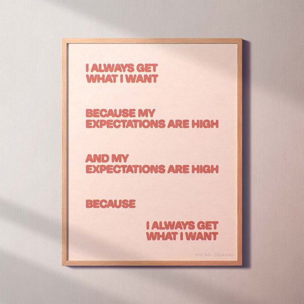 EXPECTATIONS PRINT