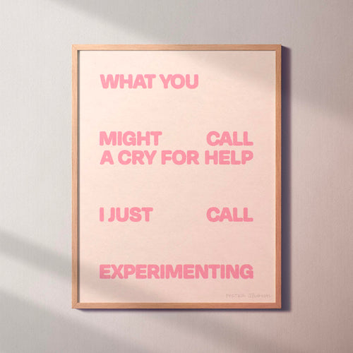 EXPERIMENTING PRINT