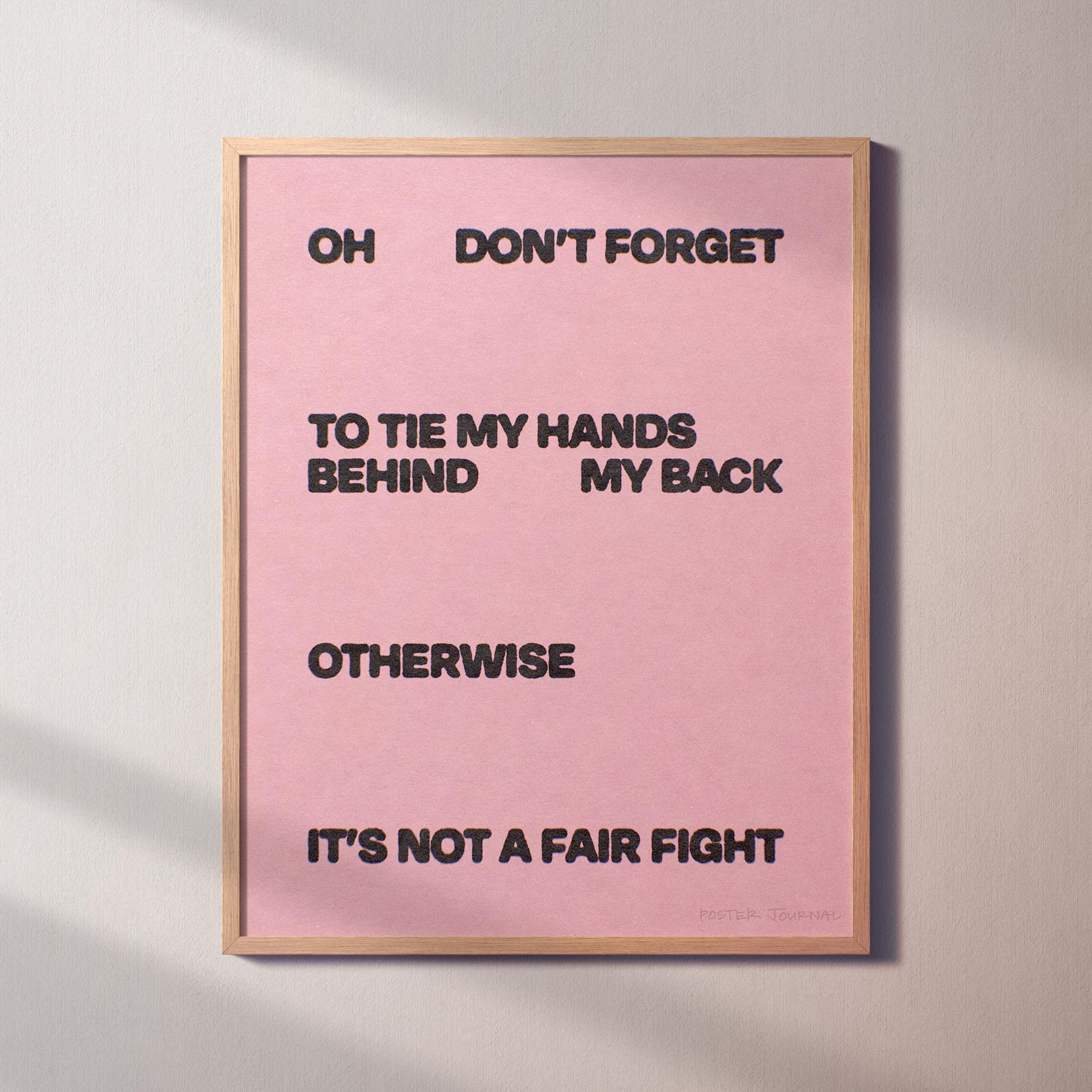 FIGHT PRINT