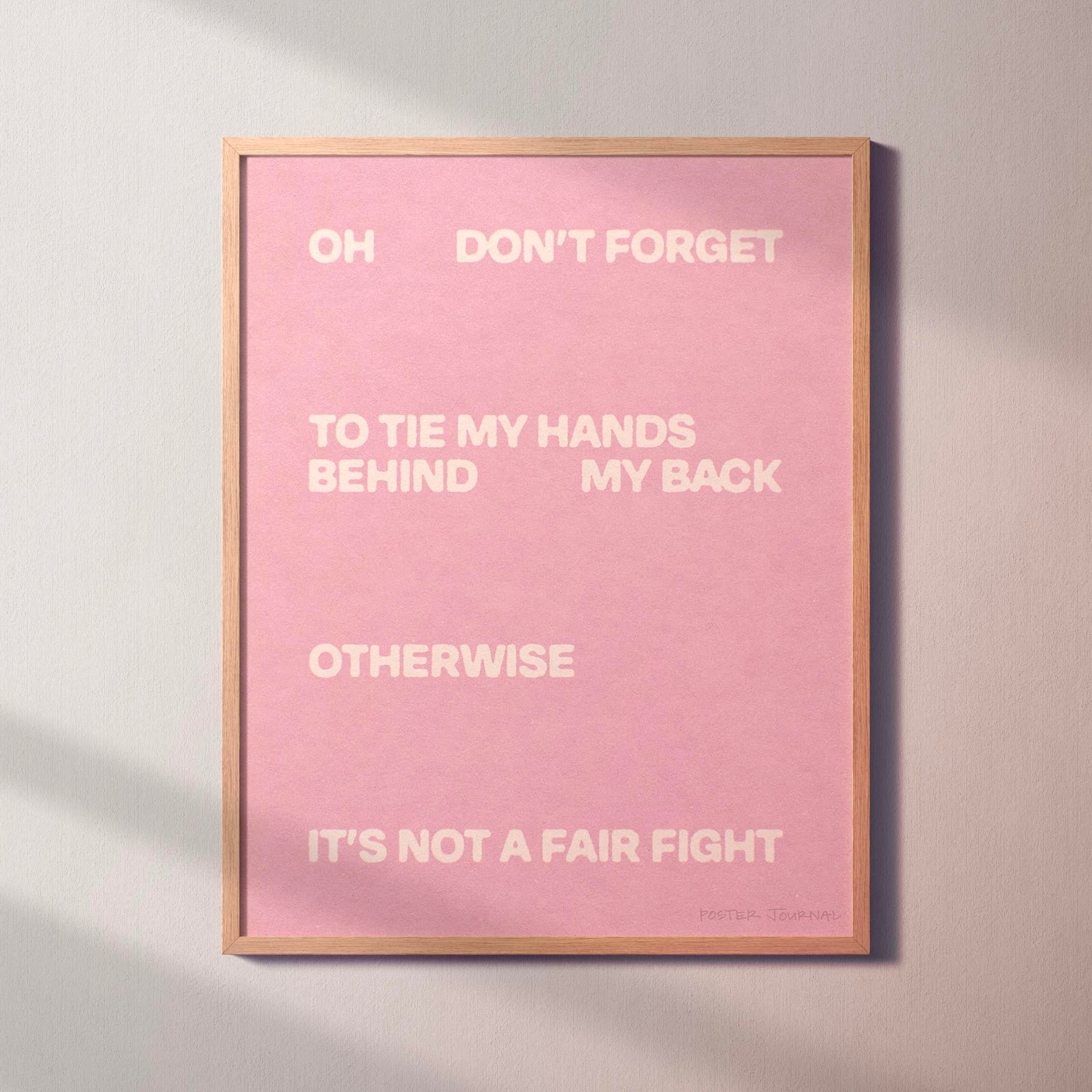 FIGHT PRINT