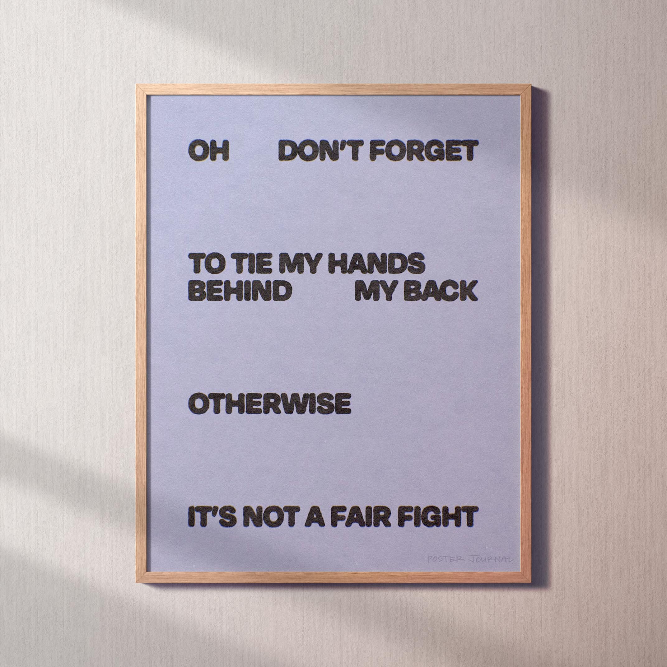 FIGHT PRINT