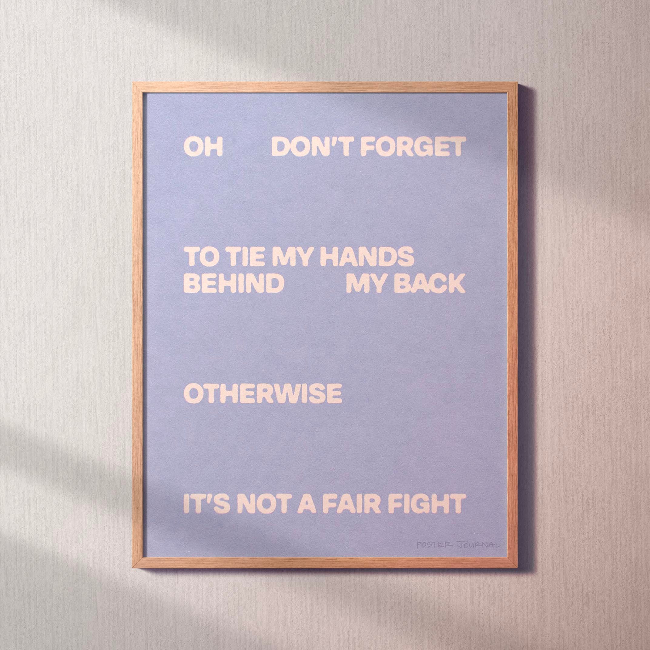 FIGHT PRINT