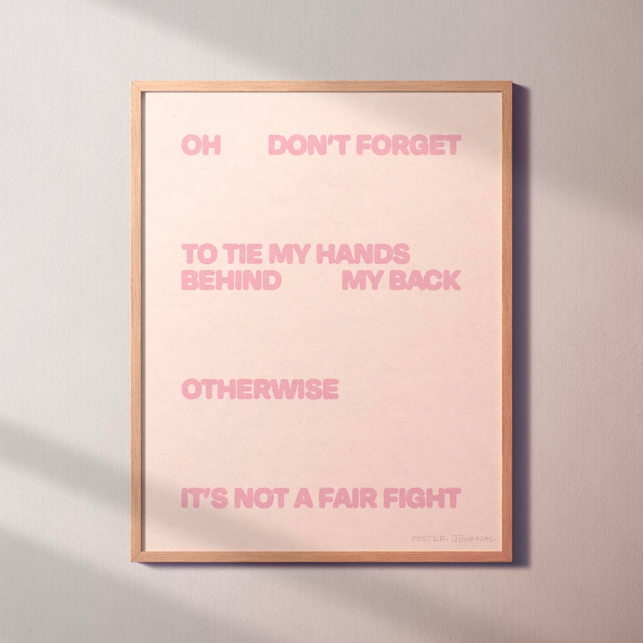 FIGHT PRINT