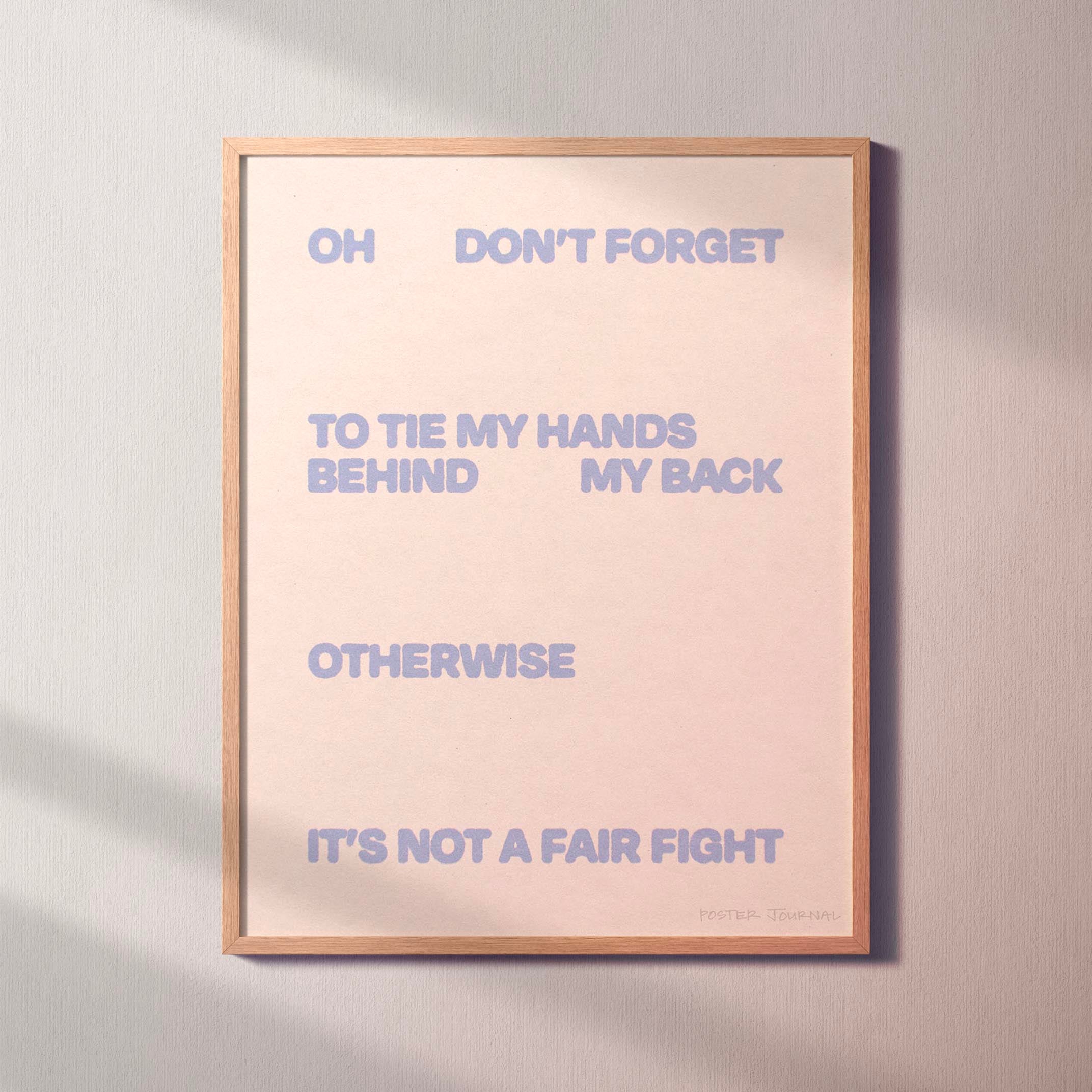 FIGHT PRINT