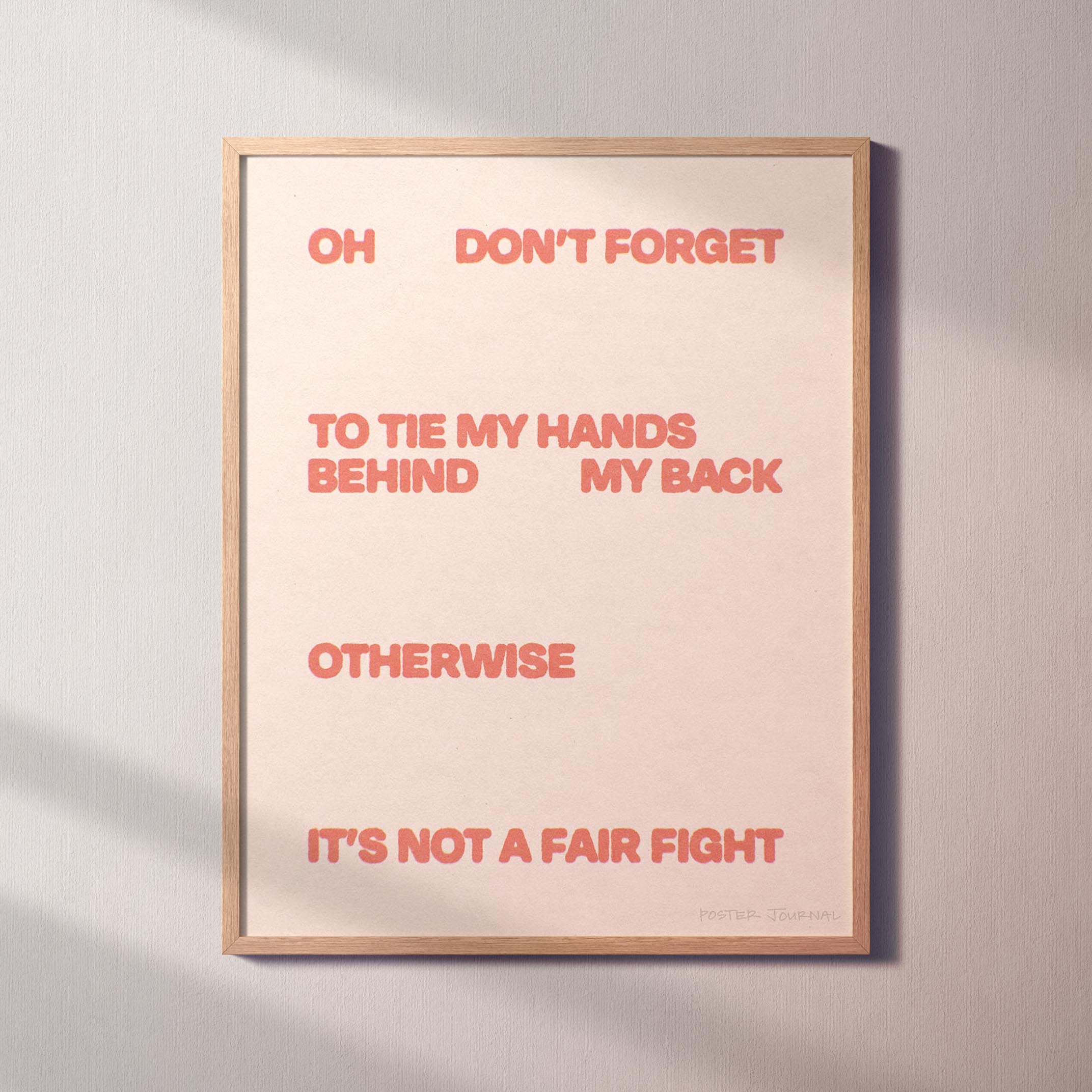 FIGHT PRINT