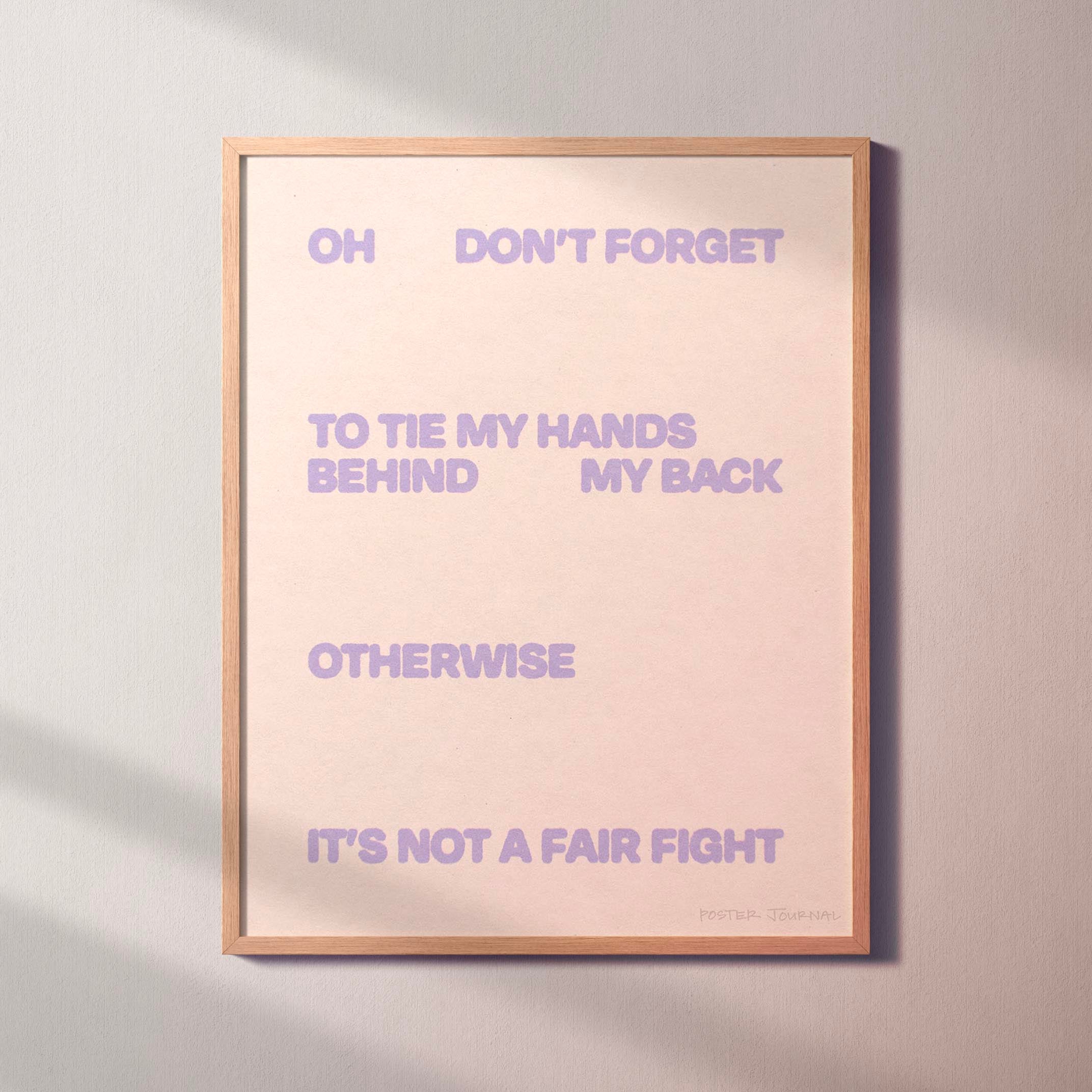 FIGHT PRINT
