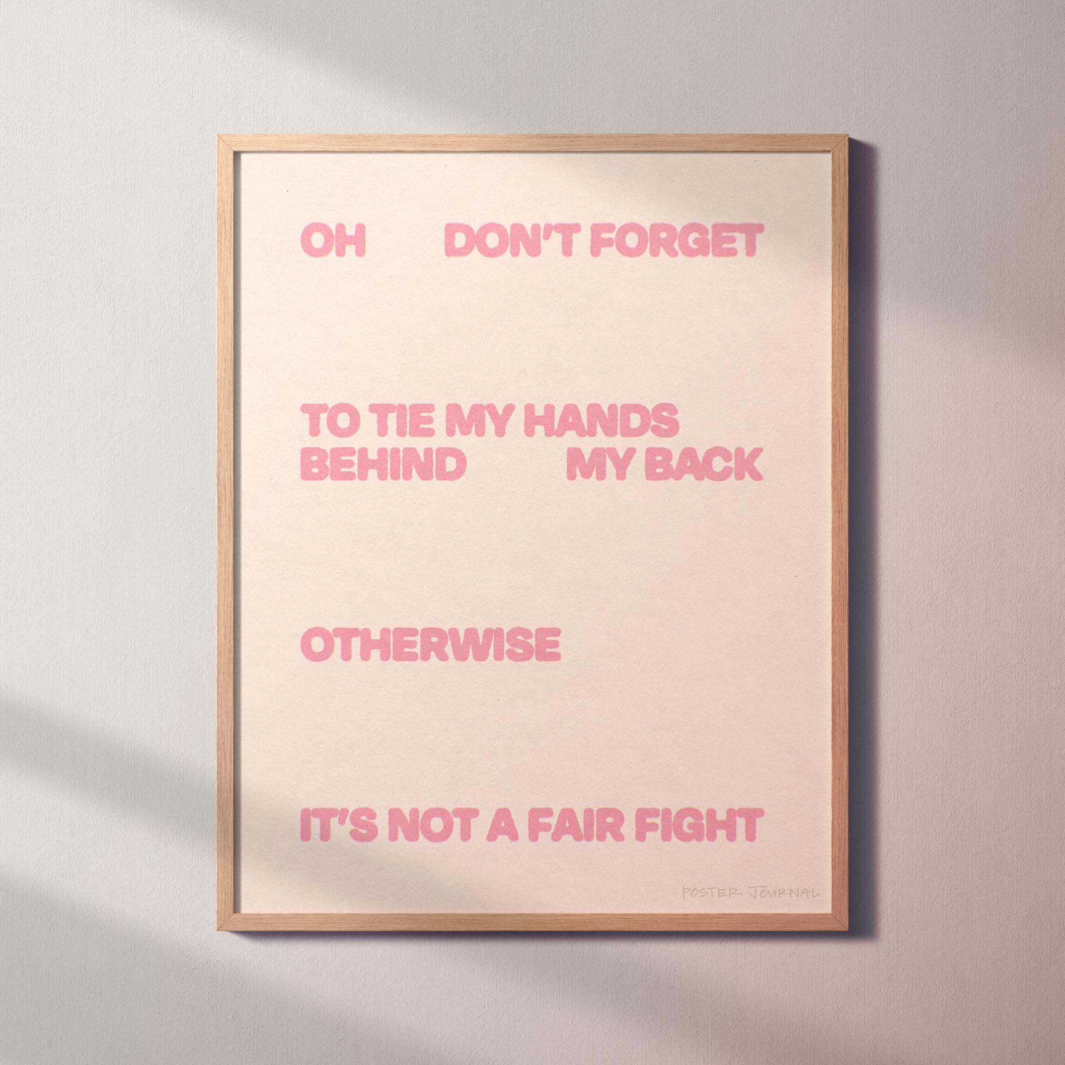FIGHT PRINT