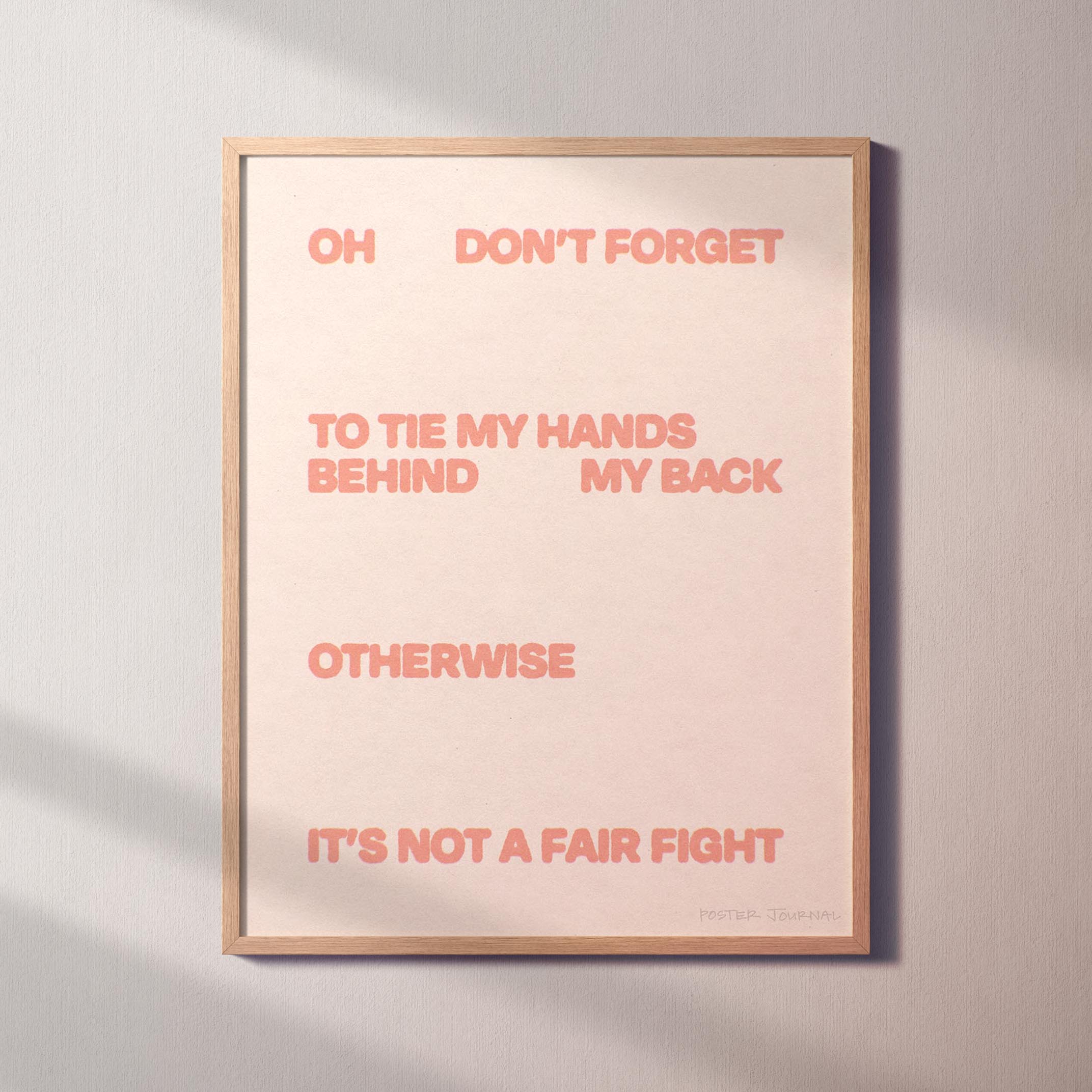 FIGHT PRINT