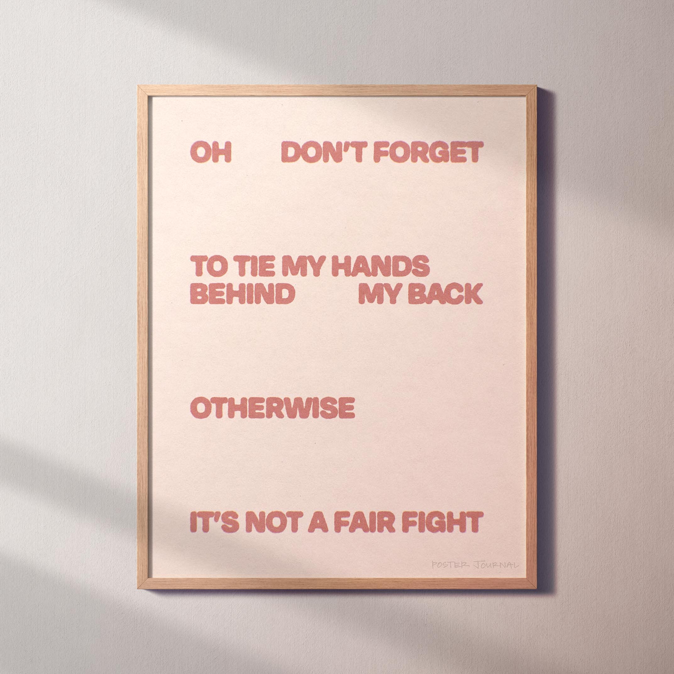 FIGHT PRINT