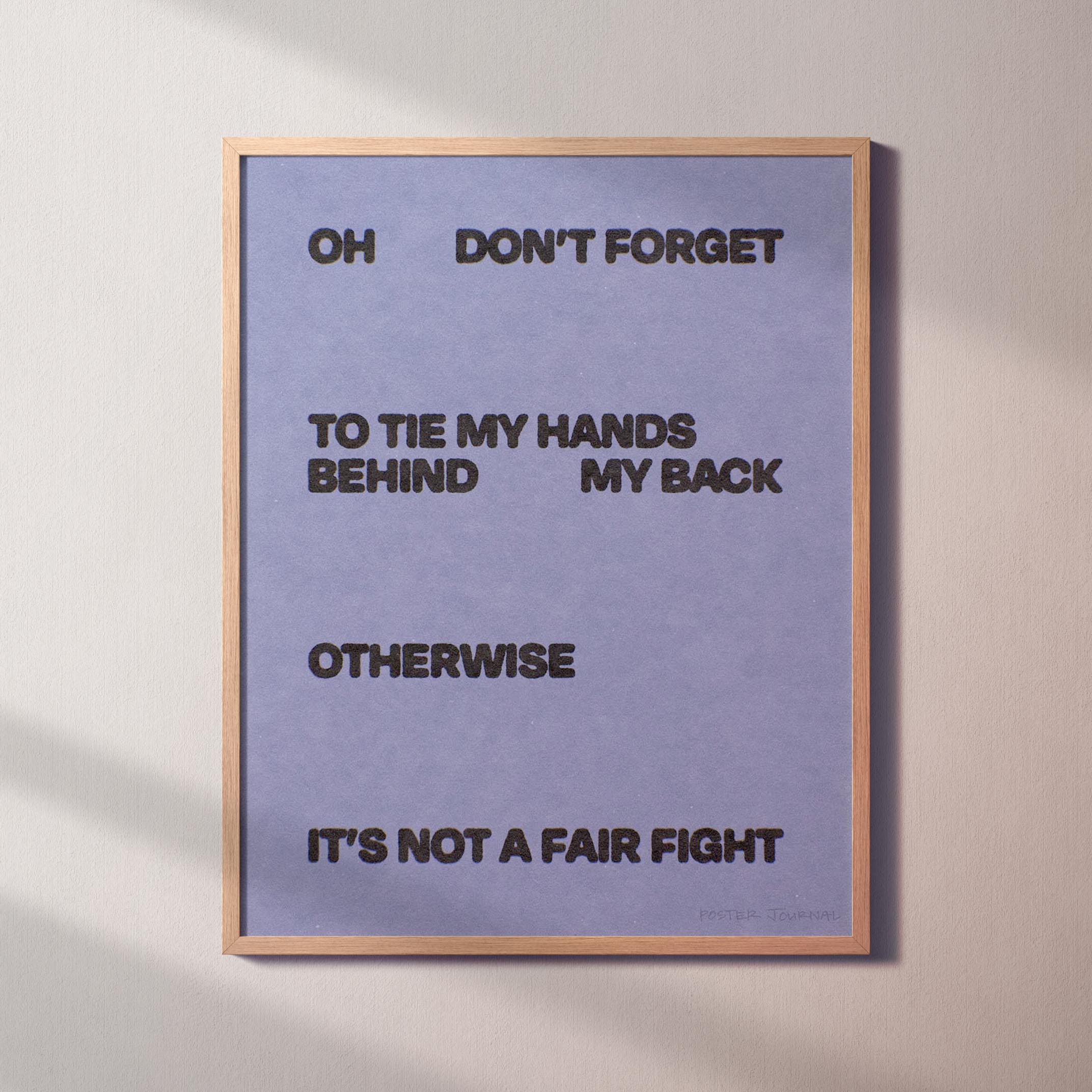 FIGHT PRINT