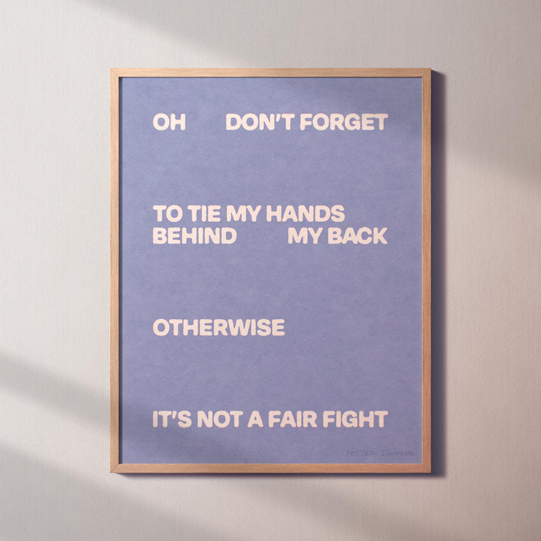 FIGHT PRINT
