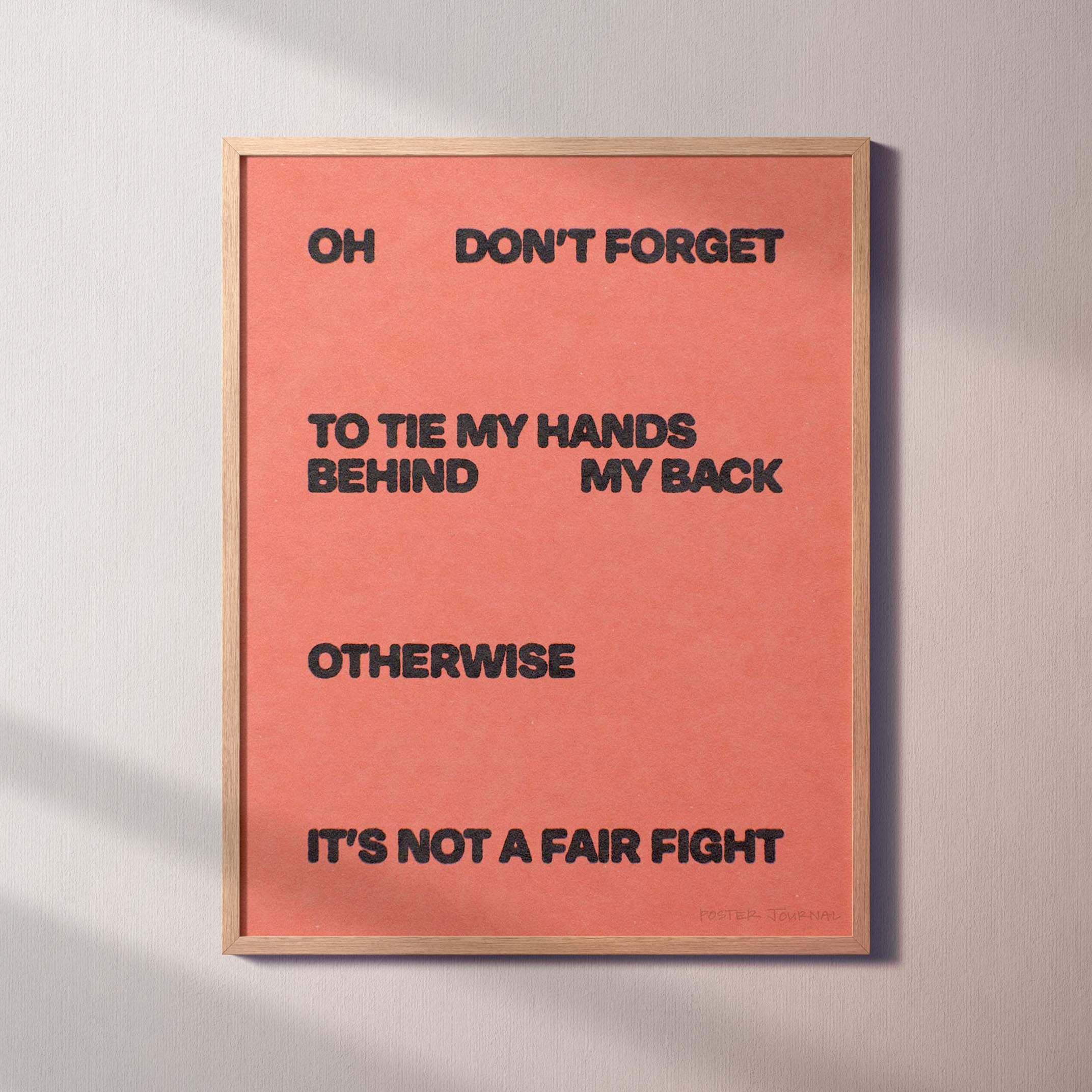 FIGHT PRINT