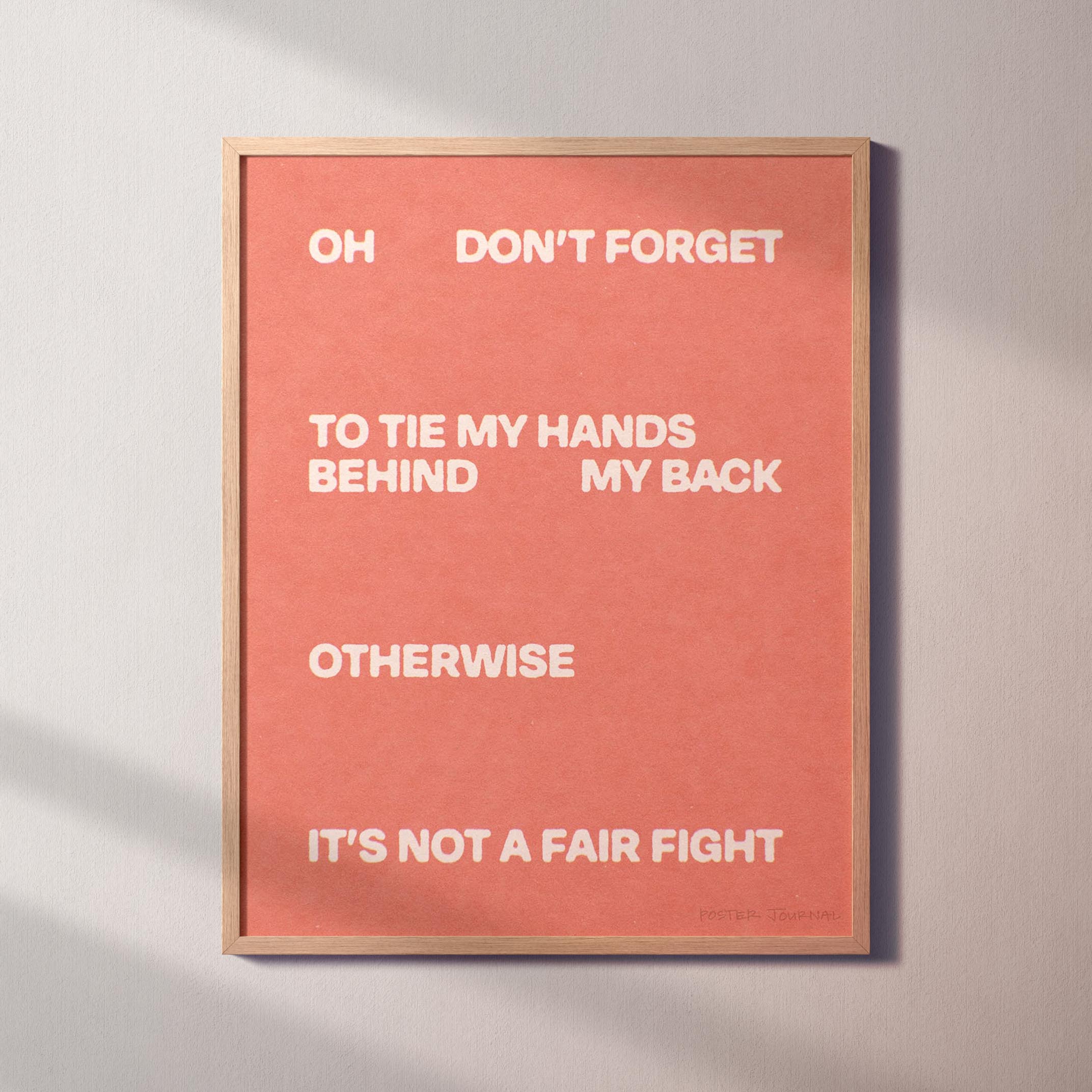 FIGHT PRINT