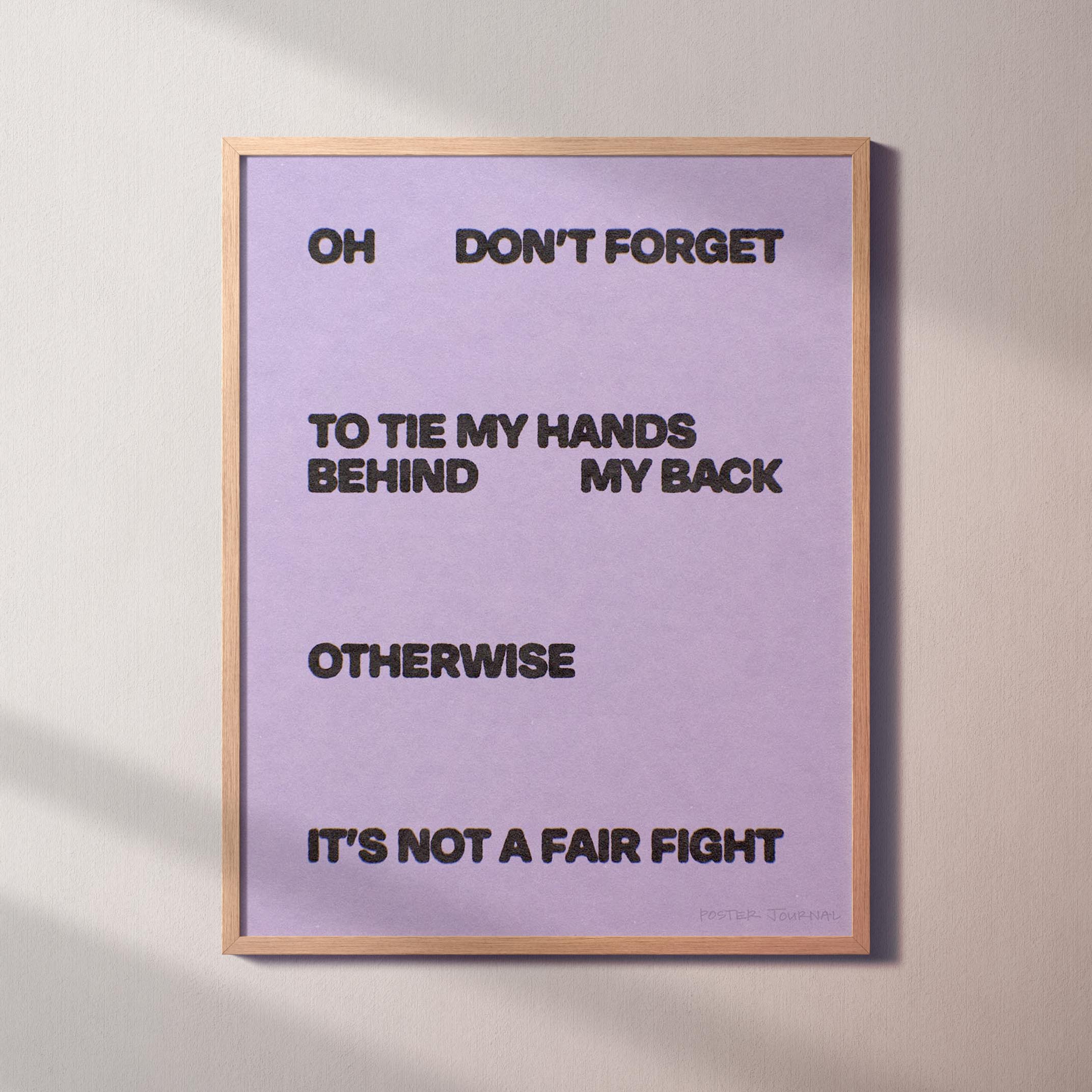 FIGHT PRINT