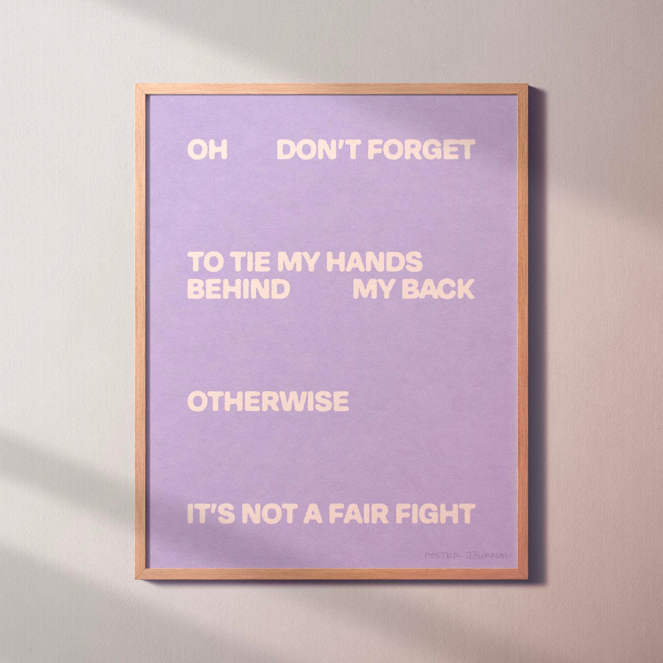 FIGHT PRINT