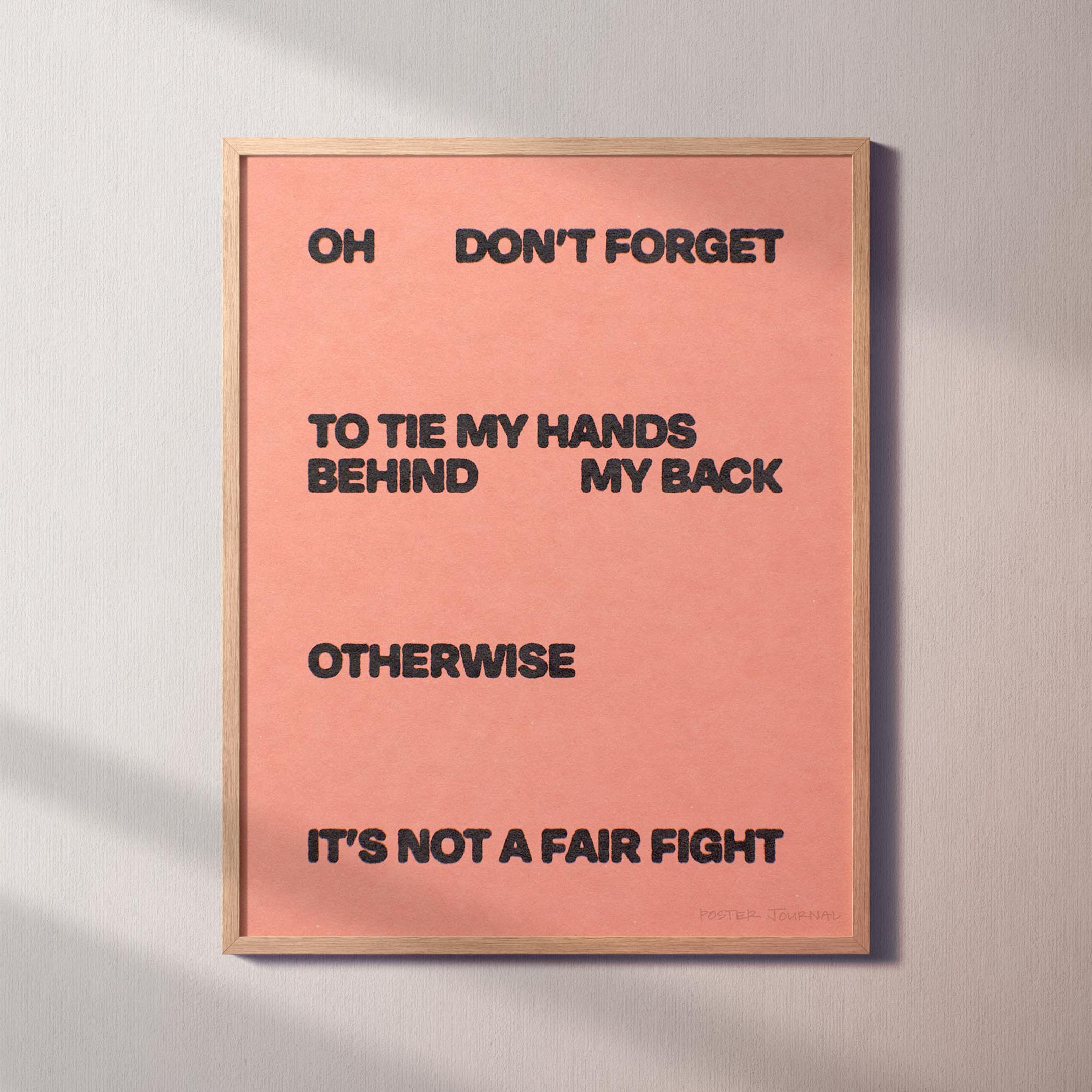 FIGHT PRINT