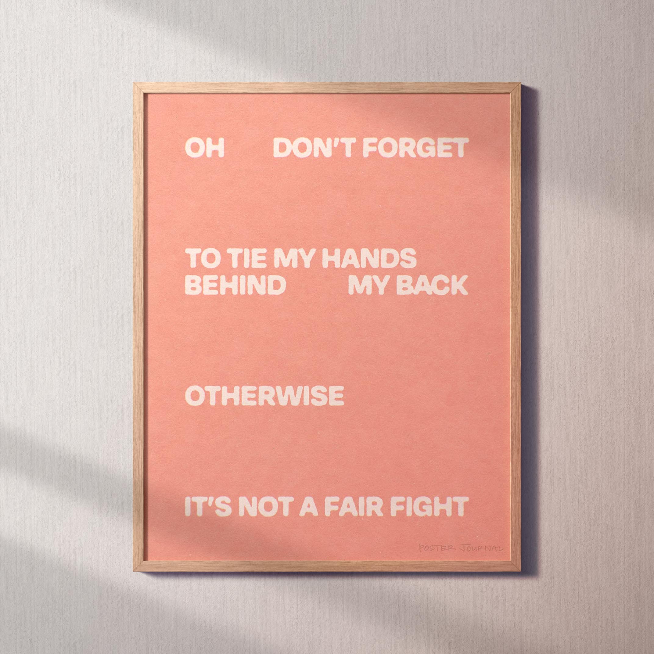 FIGHT PRINT