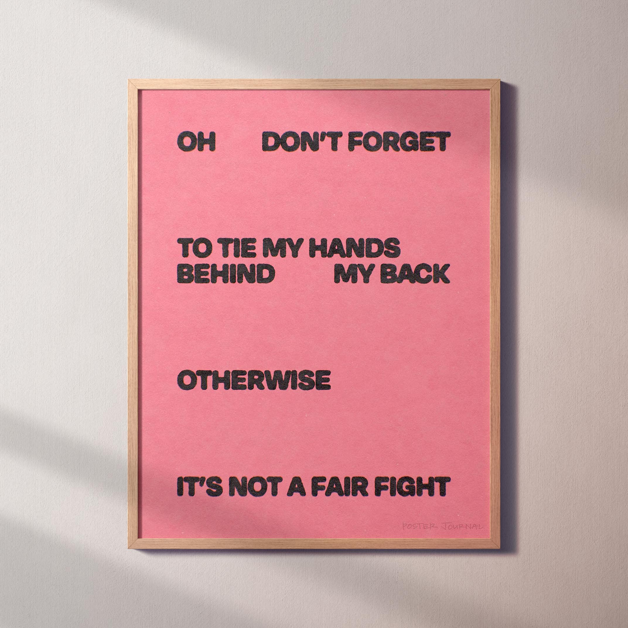 FIGHT PRINT