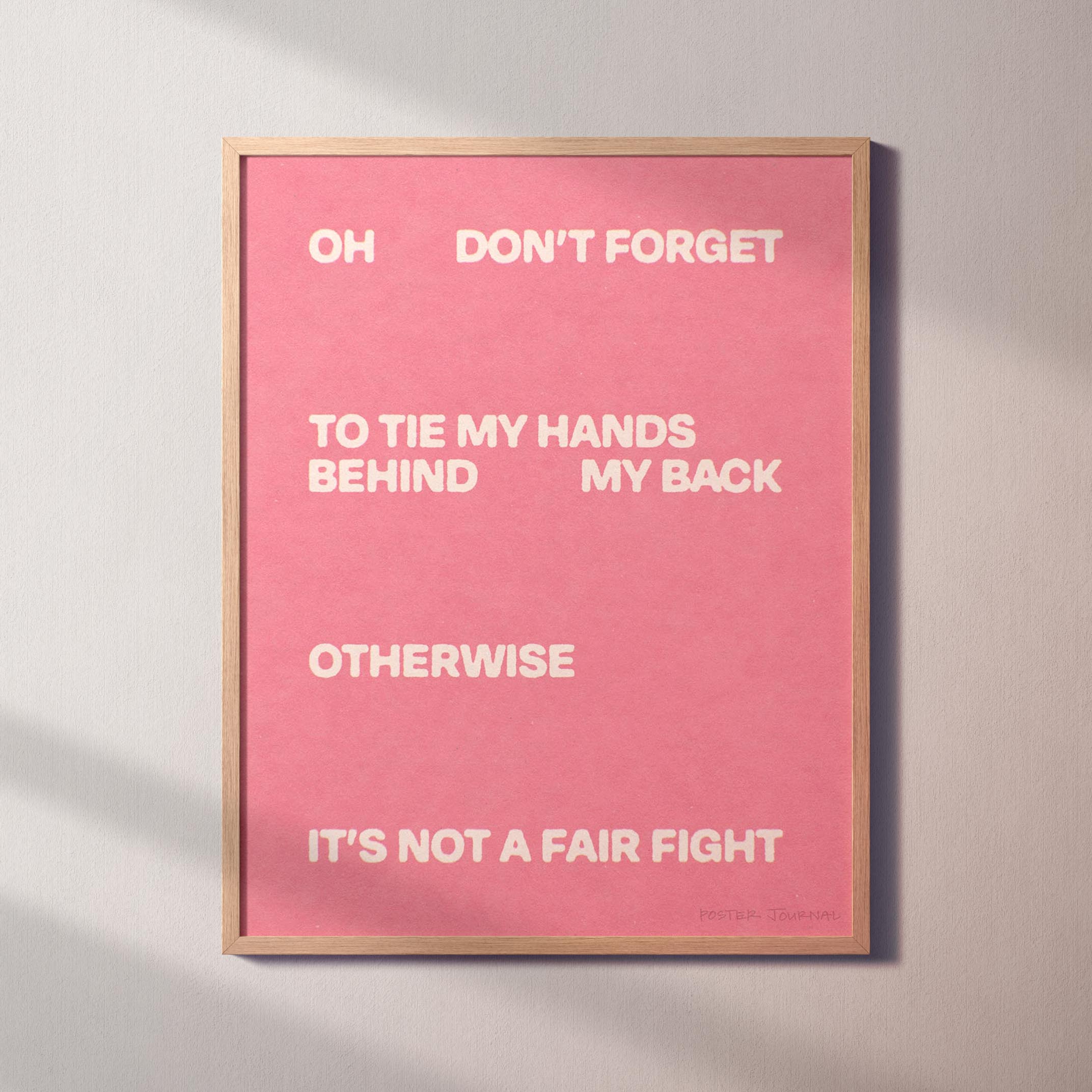 FIGHT PRINT
