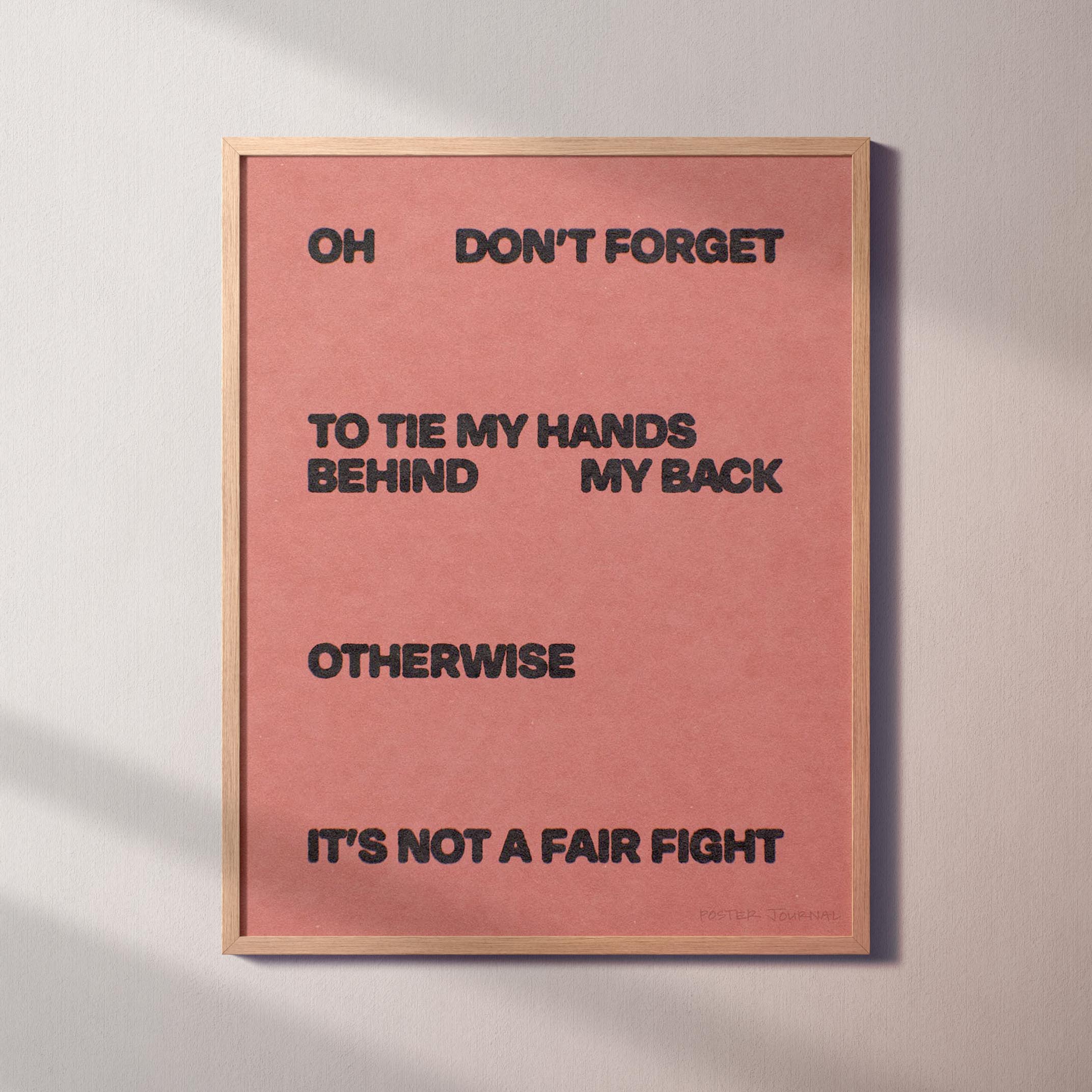 FIGHT PRINT