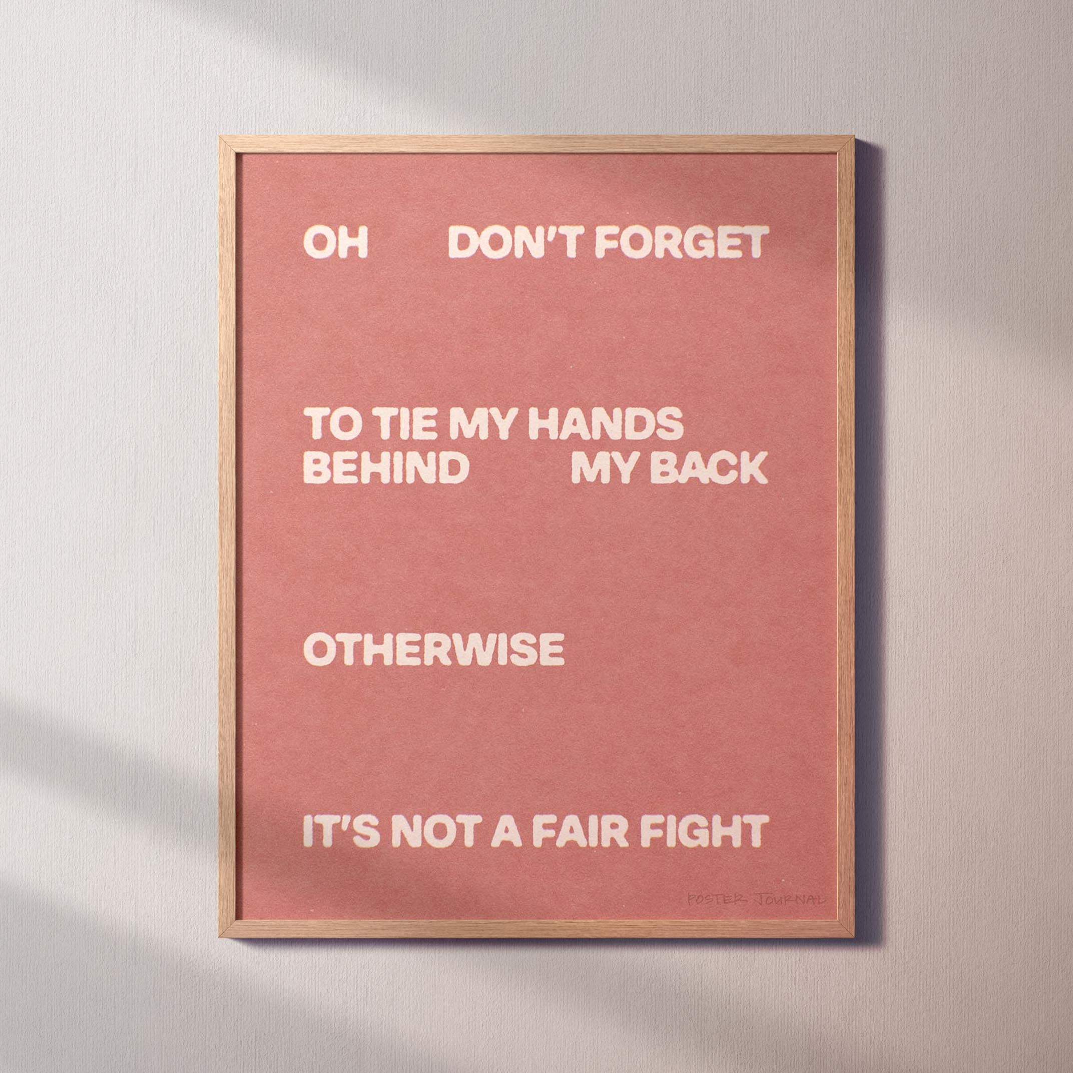 FIGHT PRINT