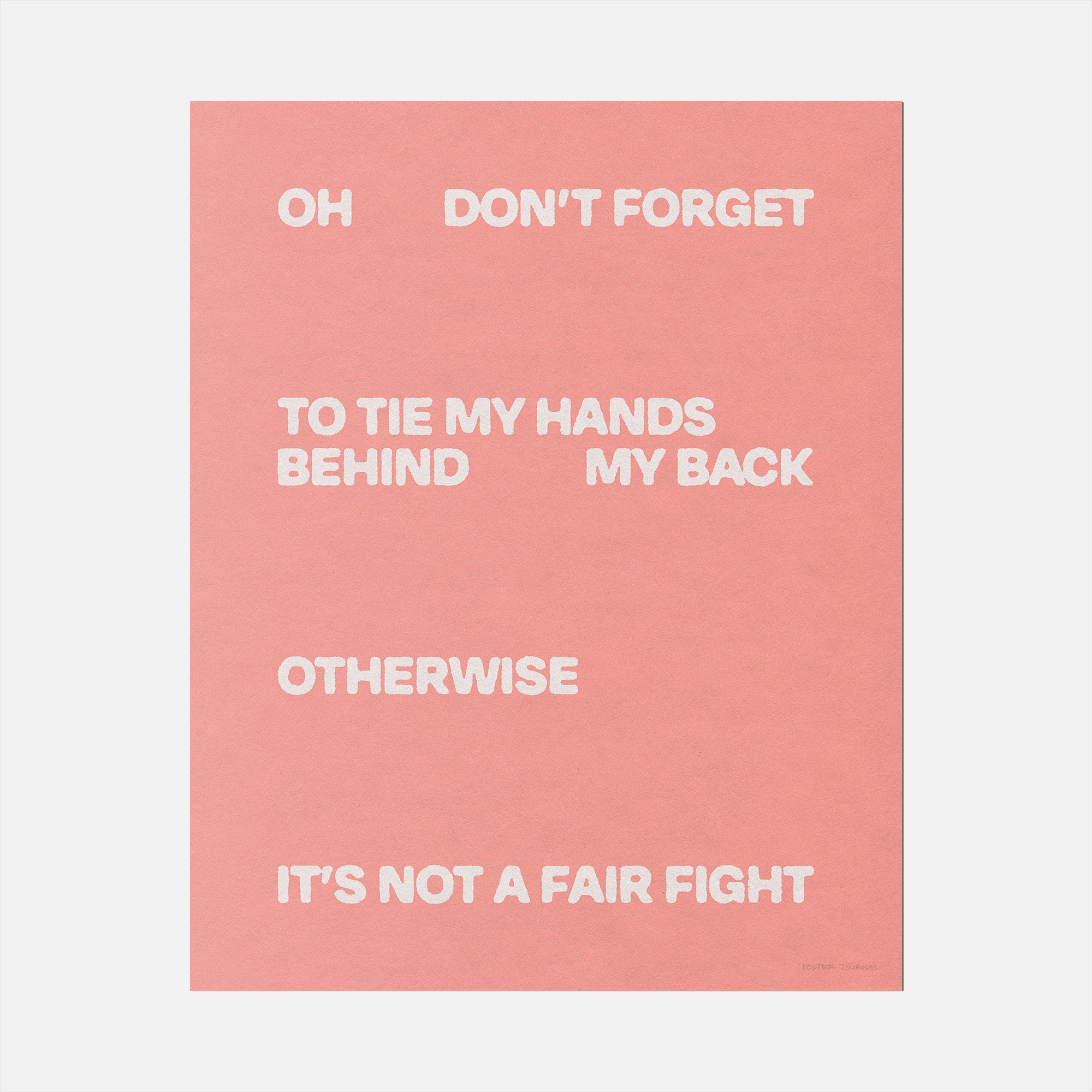 FIGHT PRINT