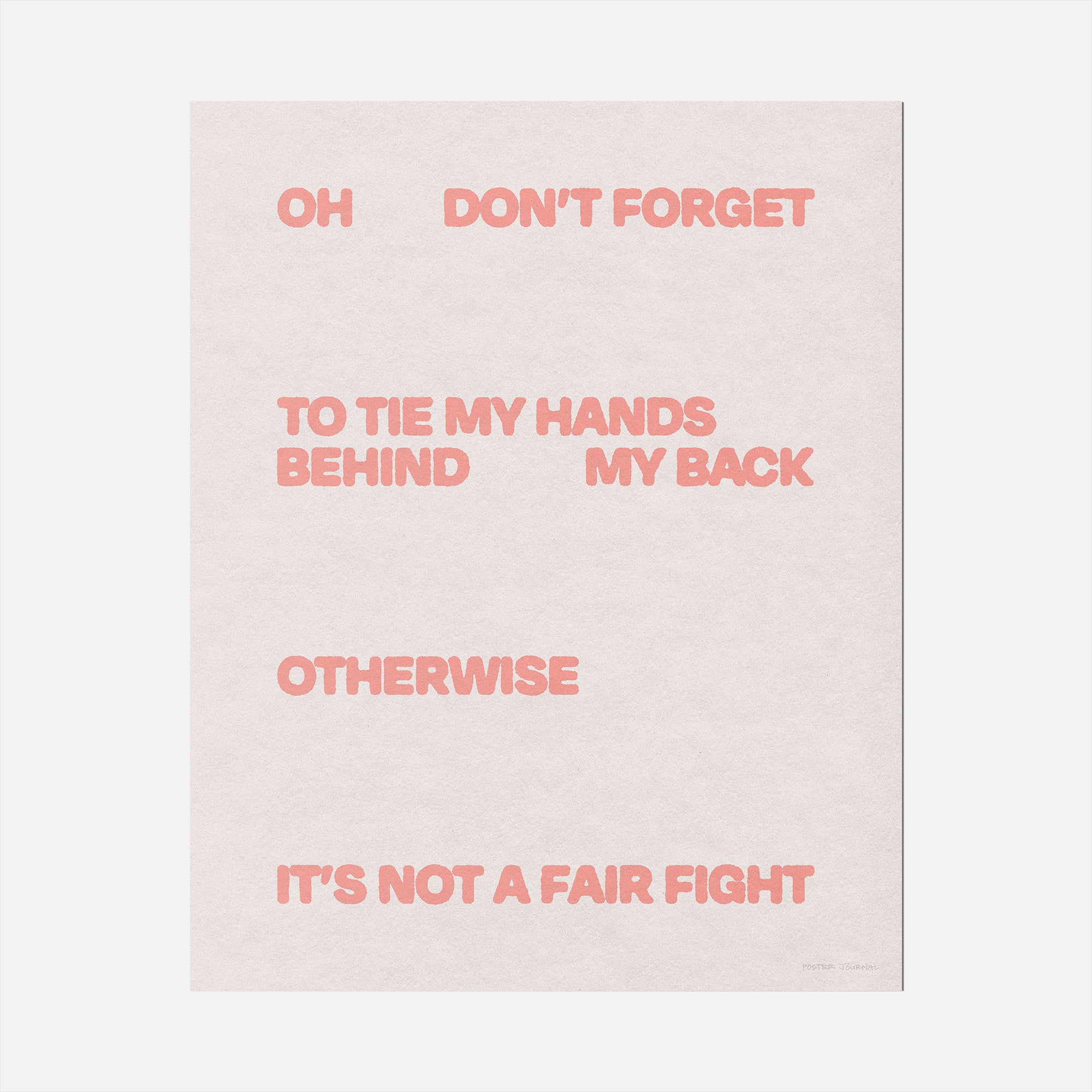 FIGHT PRINT