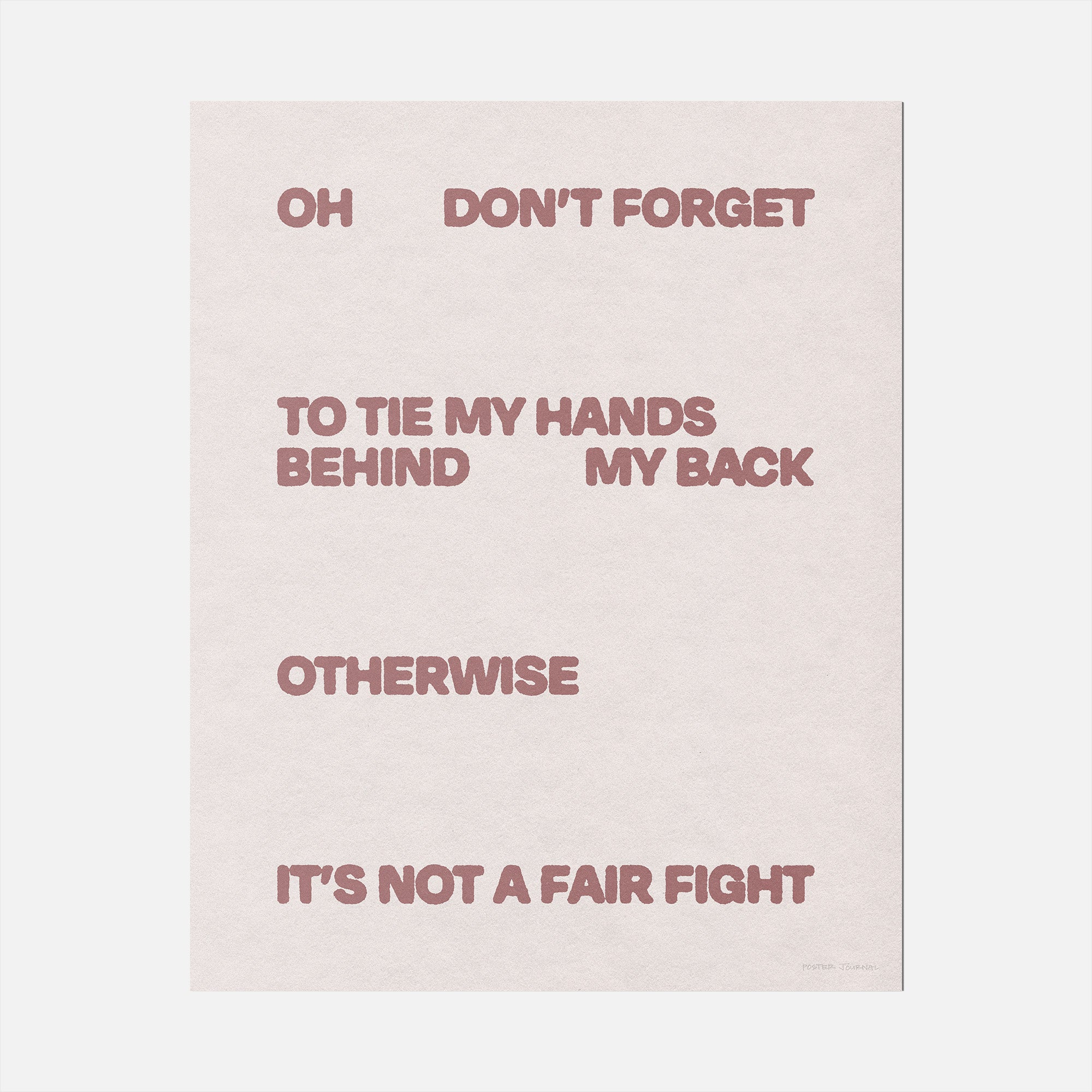 FIGHT PRINT