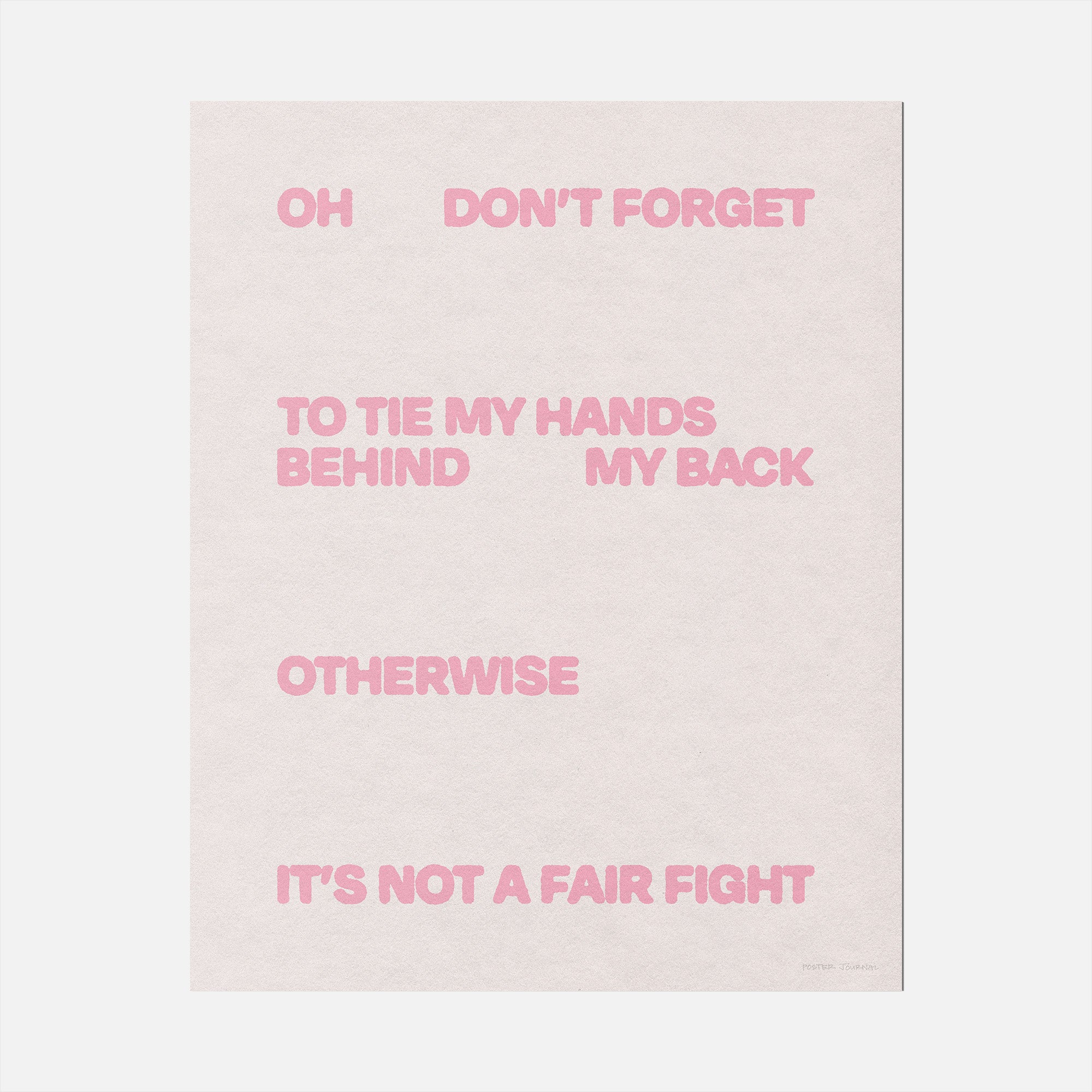 FIGHT PRINT